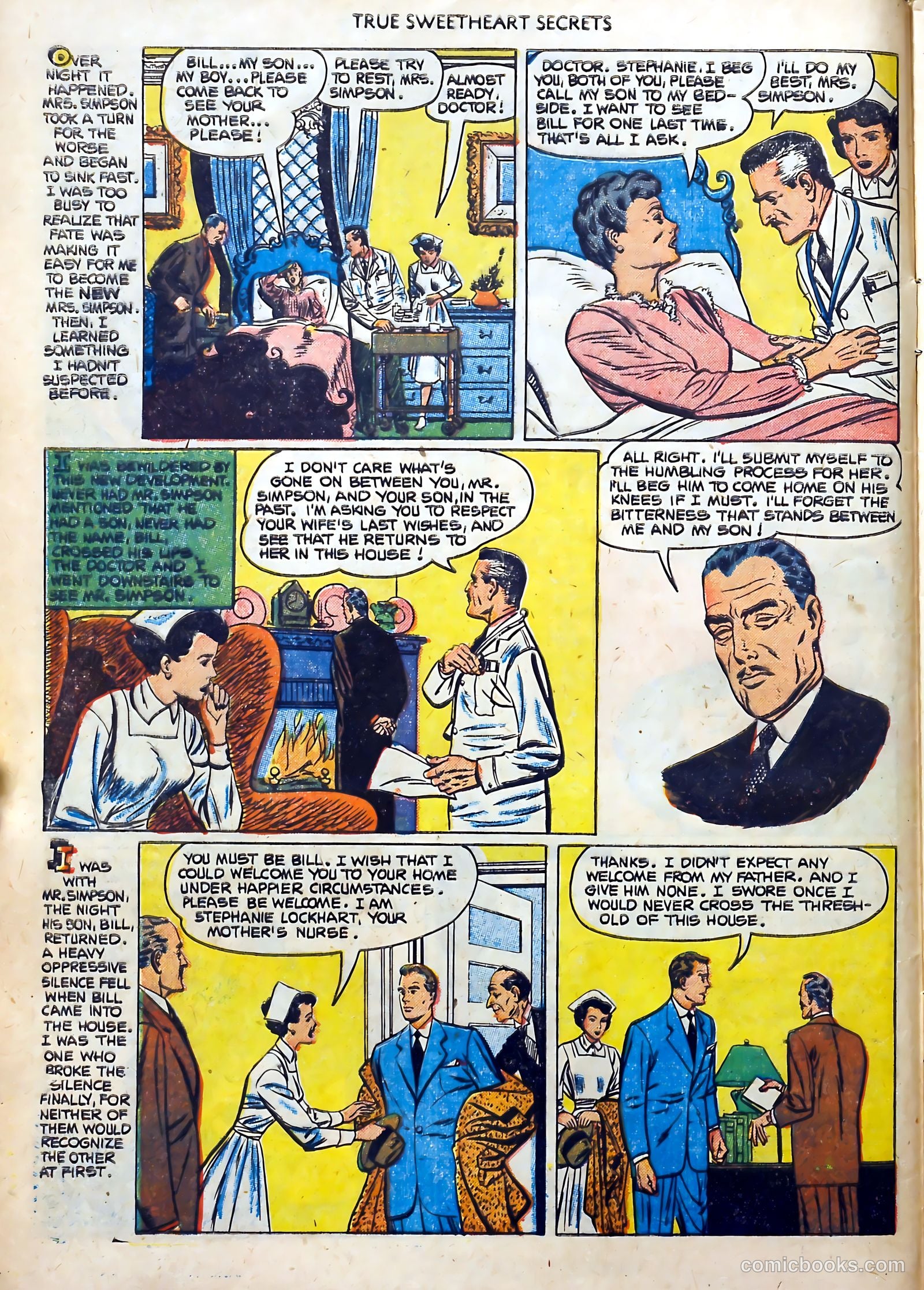 True Sweetheart Secrets #6 (1952) — page 8 of 36