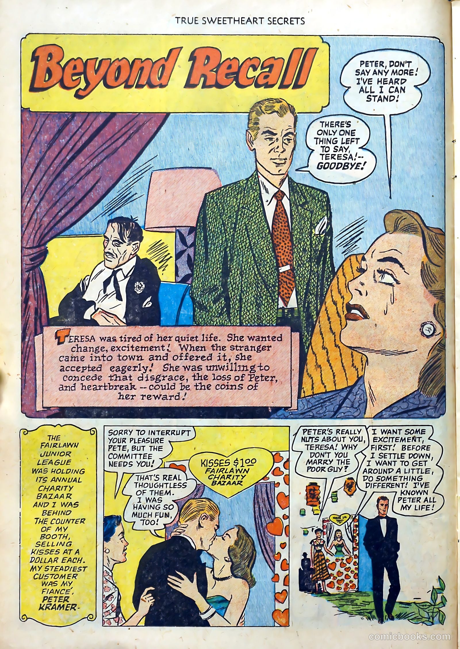 True Sweetheart Secrets #6 (1952) — page 14 of 36