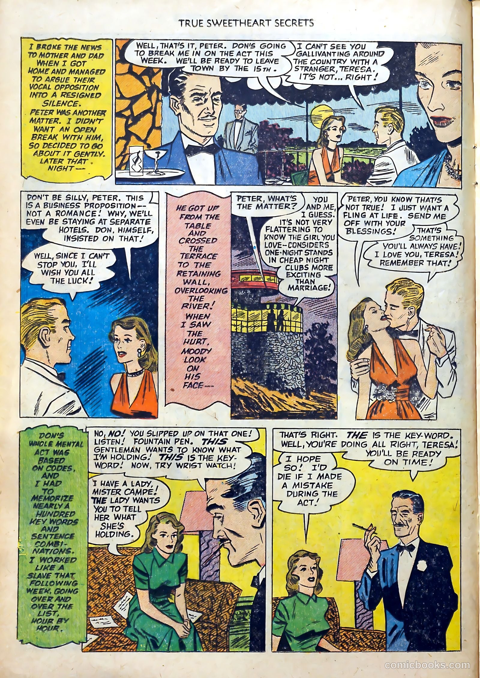 True Sweetheart Secrets #6 (1952) — page 16 of 36