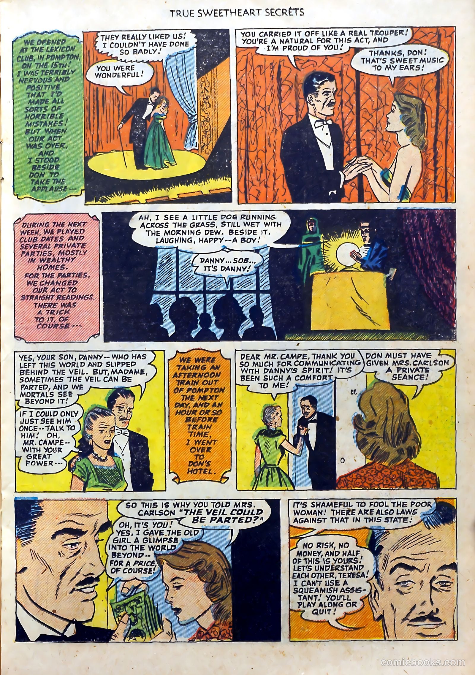 True Sweetheart Secrets #6 (1952) — page 17 of 36