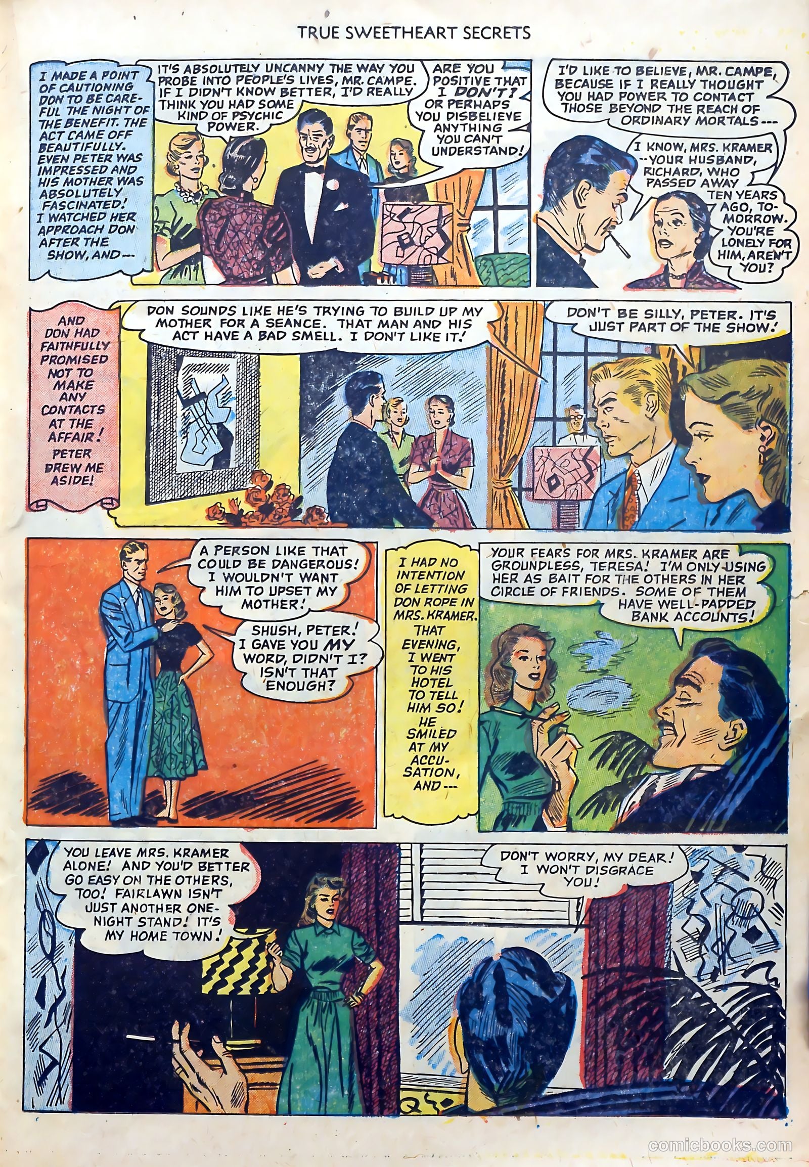 True Sweetheart Secrets #6 (1952) — page 19 of 36