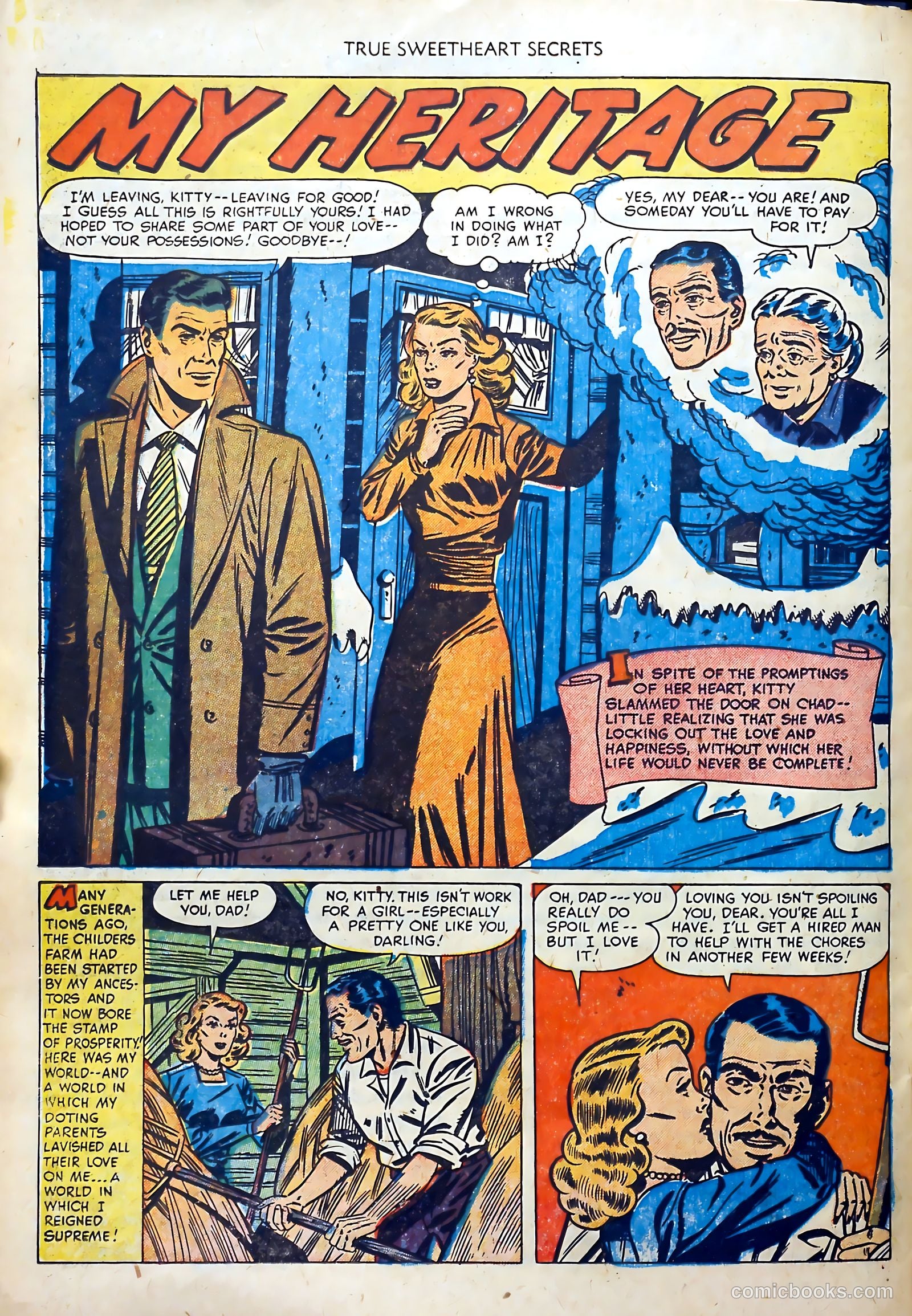 True Sweetheart Secrets #6 (1952) — page 26 of 36