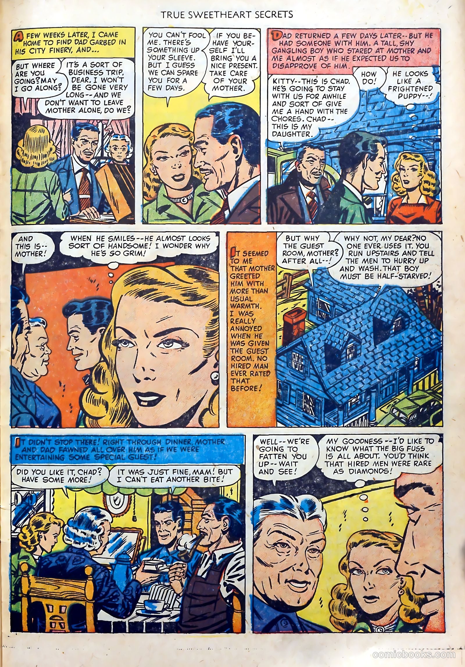 True Sweetheart Secrets #6 (1952) — page 27 of 36