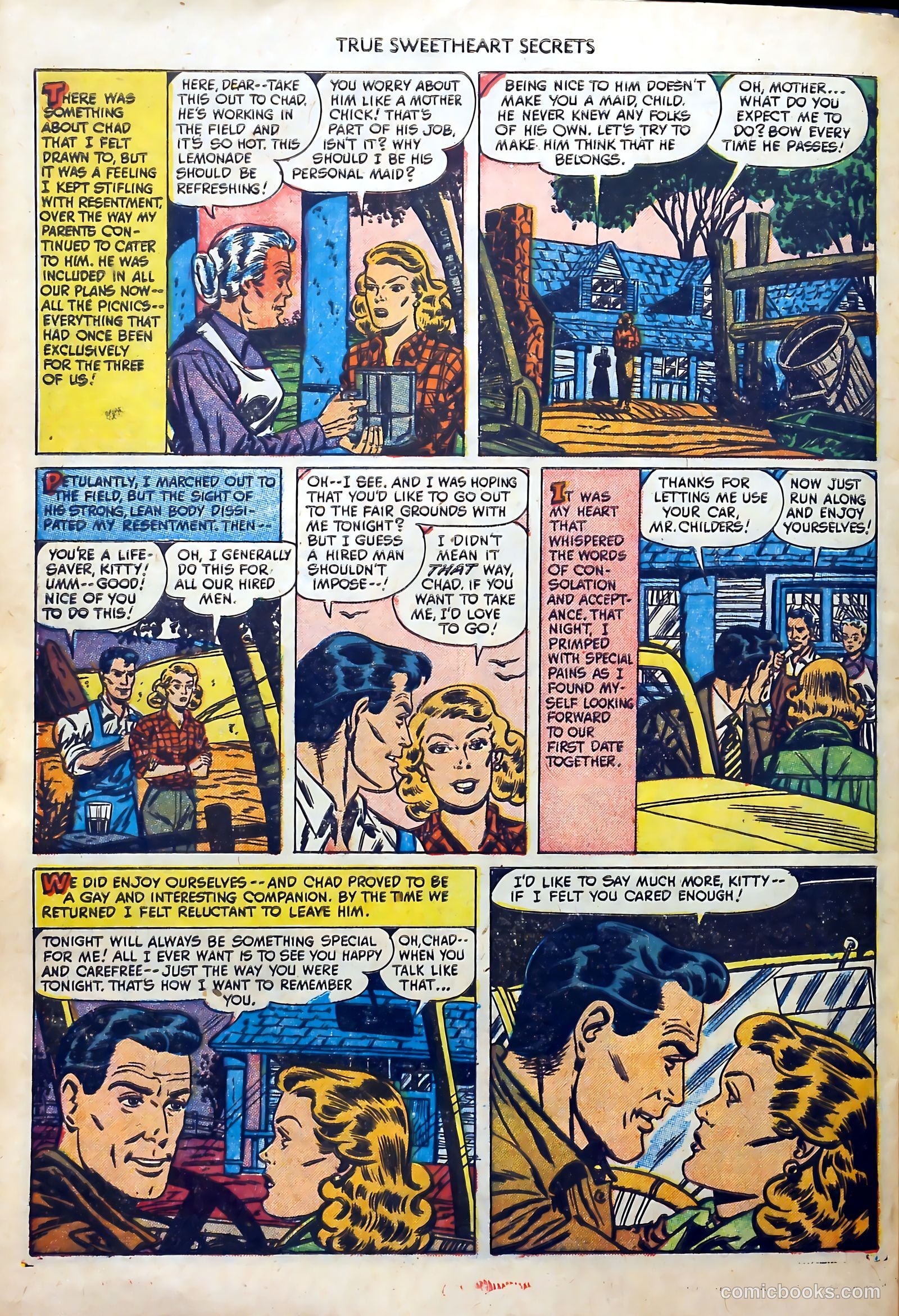 True Sweetheart Secrets #6 (1952) — page 28 of 36
