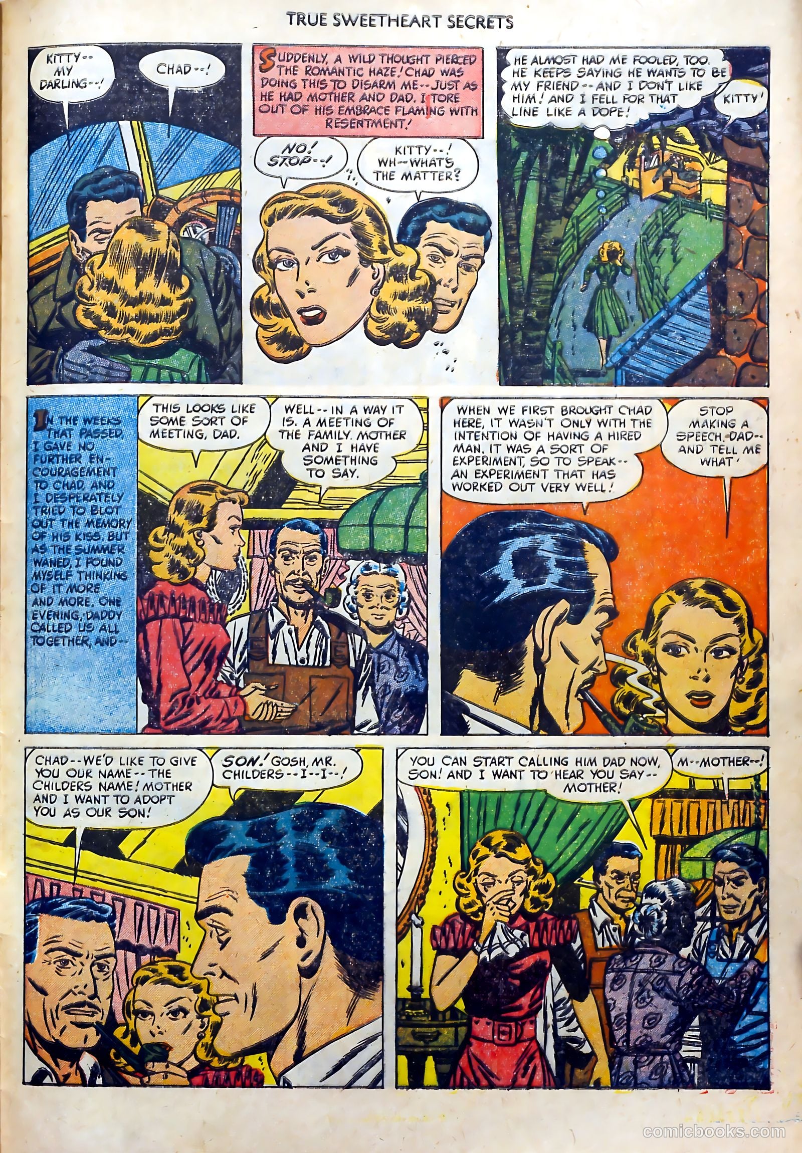 True Sweetheart Secrets #6 (1952) — page 29 of 36