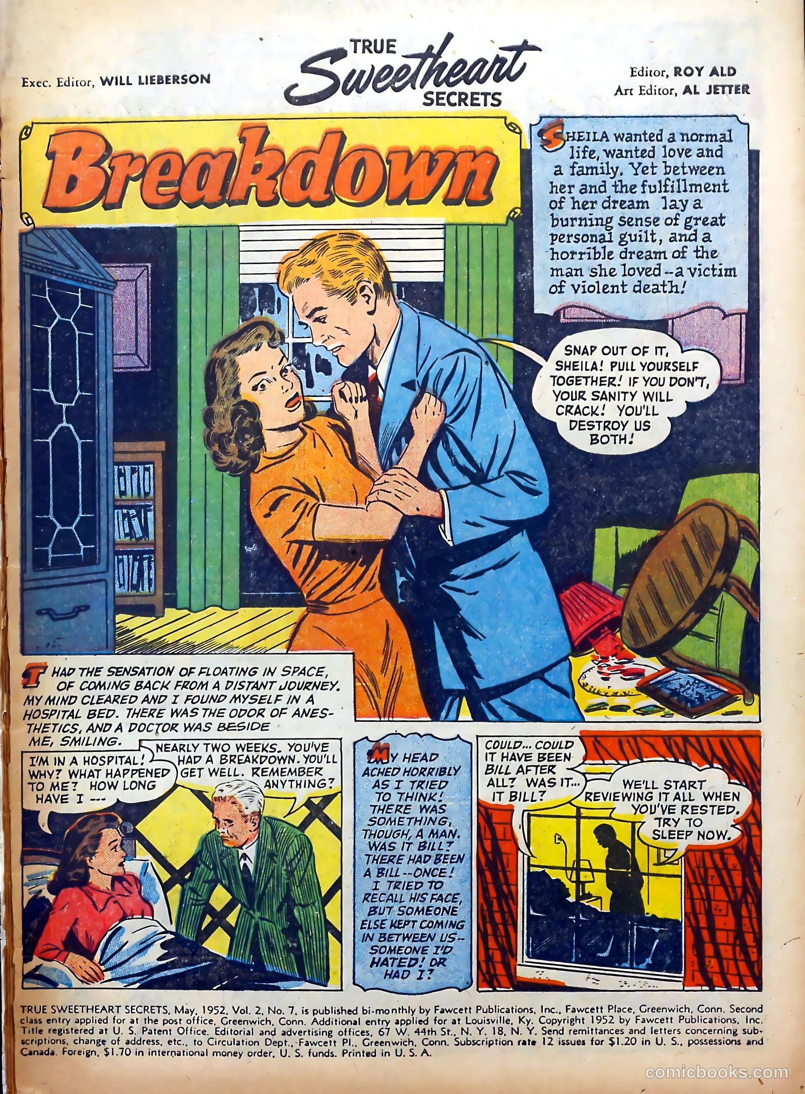 True Sweetheart Secrets #7 (1952) — page 3 of 36