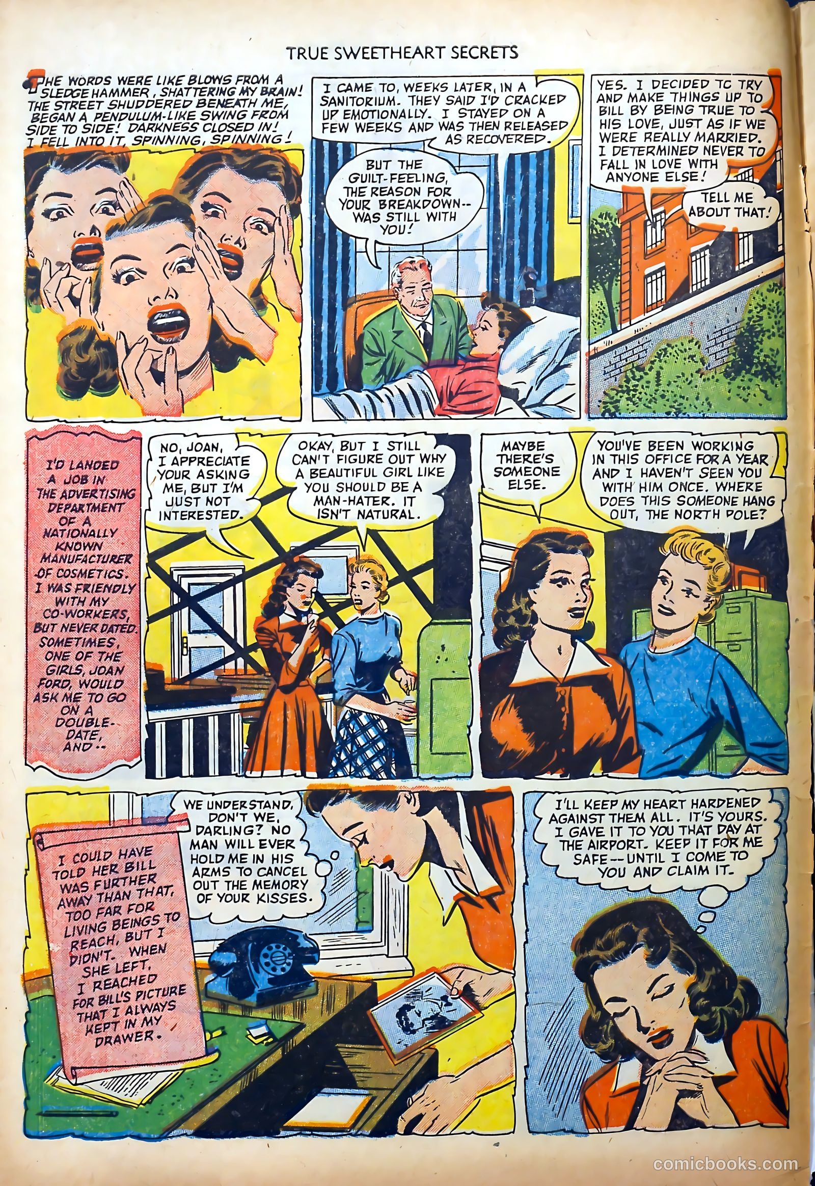 True Sweetheart Secrets #7 (1952) — page 6 of 36