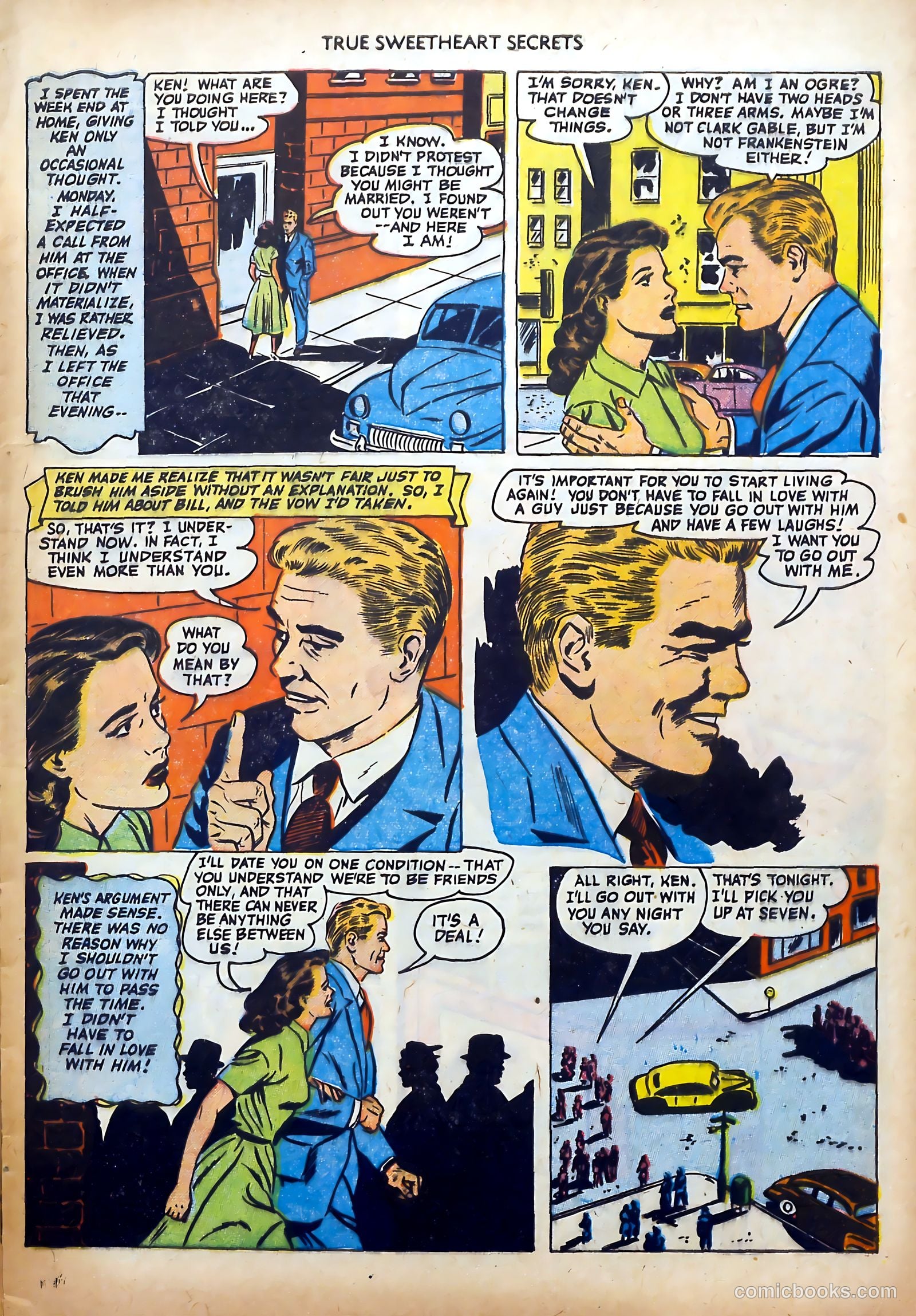 True Sweetheart Secrets #7 (1952) — page 9 of 36