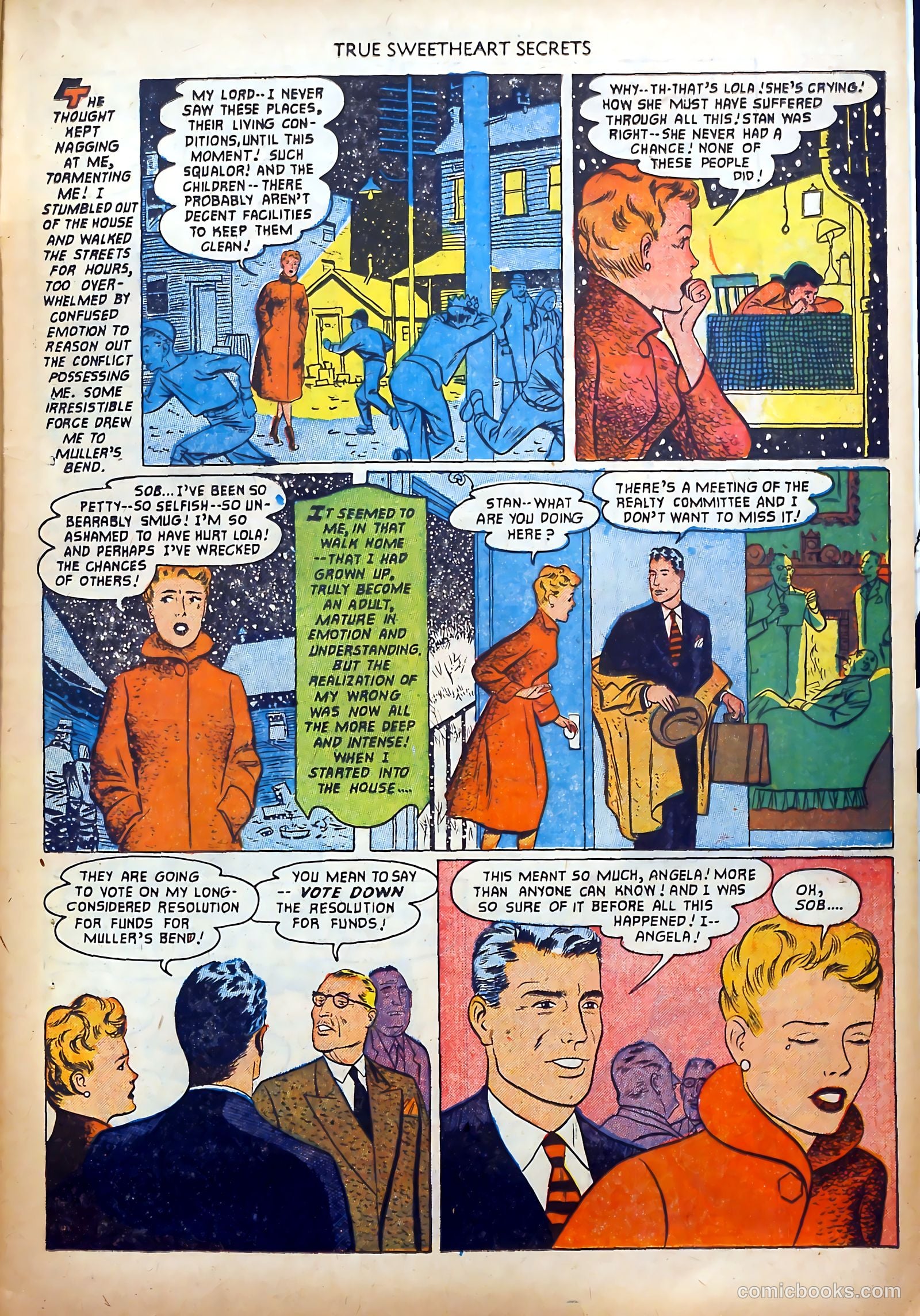 True Sweetheart Secrets #7 (1952) — page 23 of 36