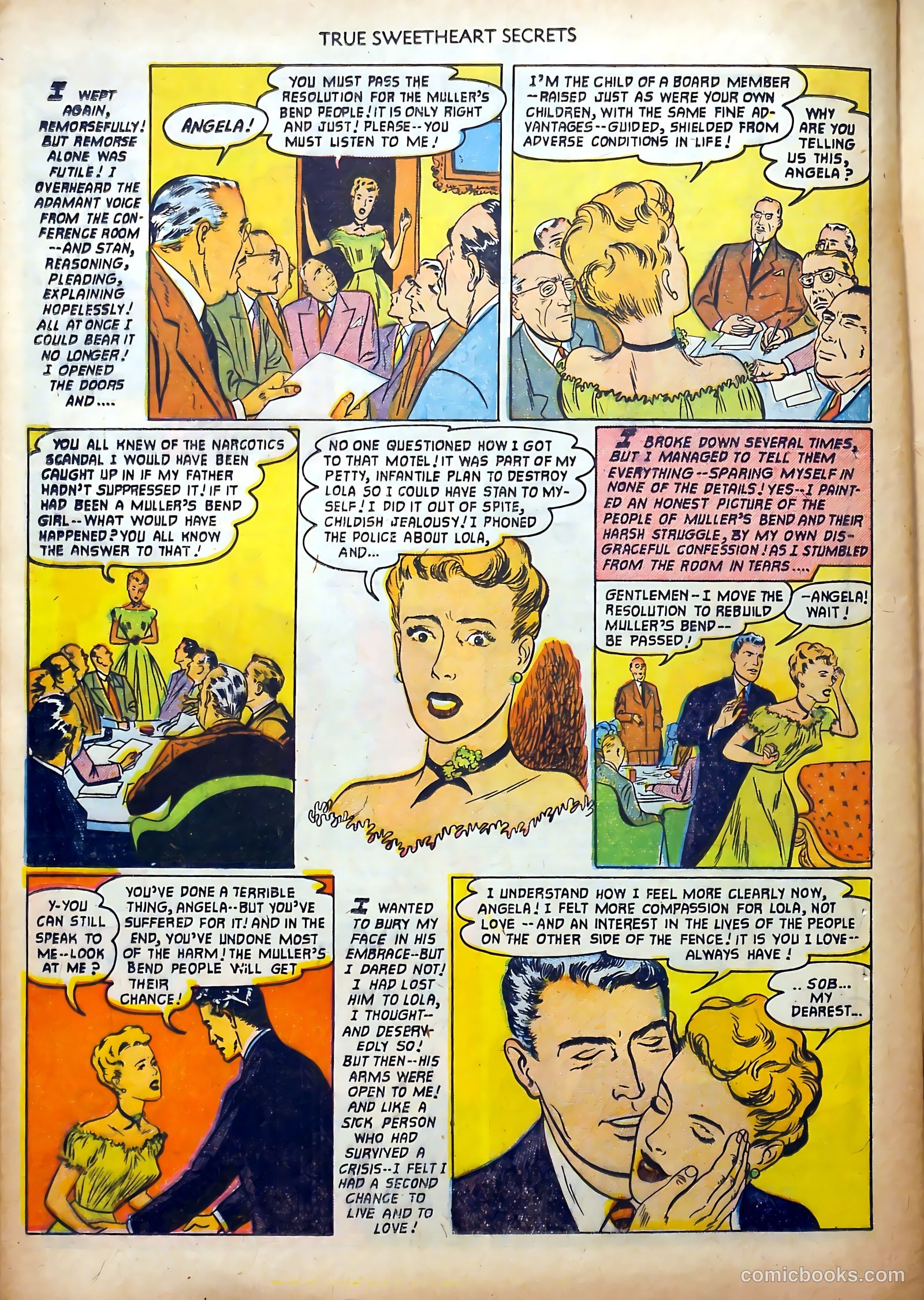 True Sweetheart Secrets #7 (1952) — page 24 of 36