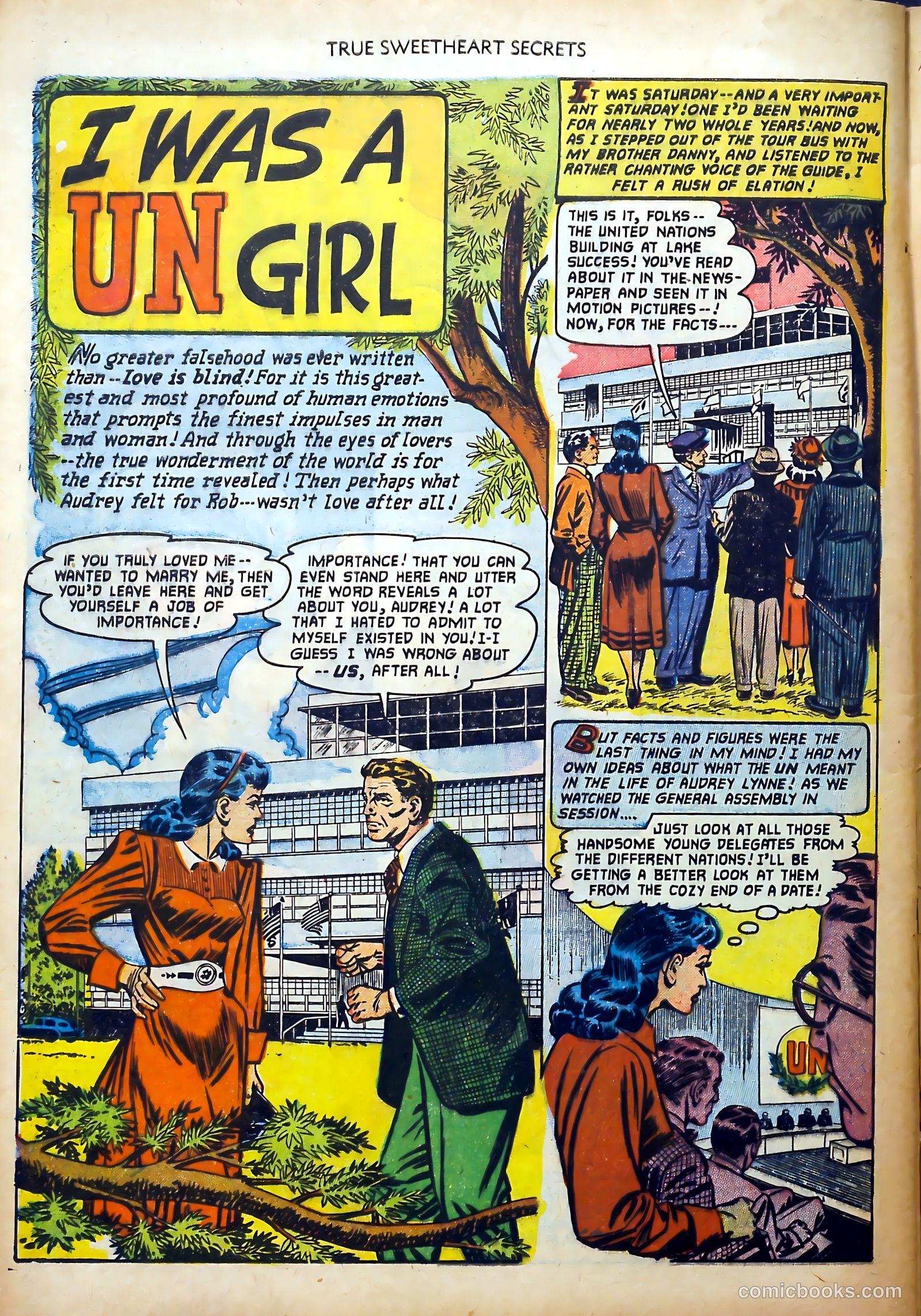 True Sweetheart Secrets #7 (1952) — page 28 of 36