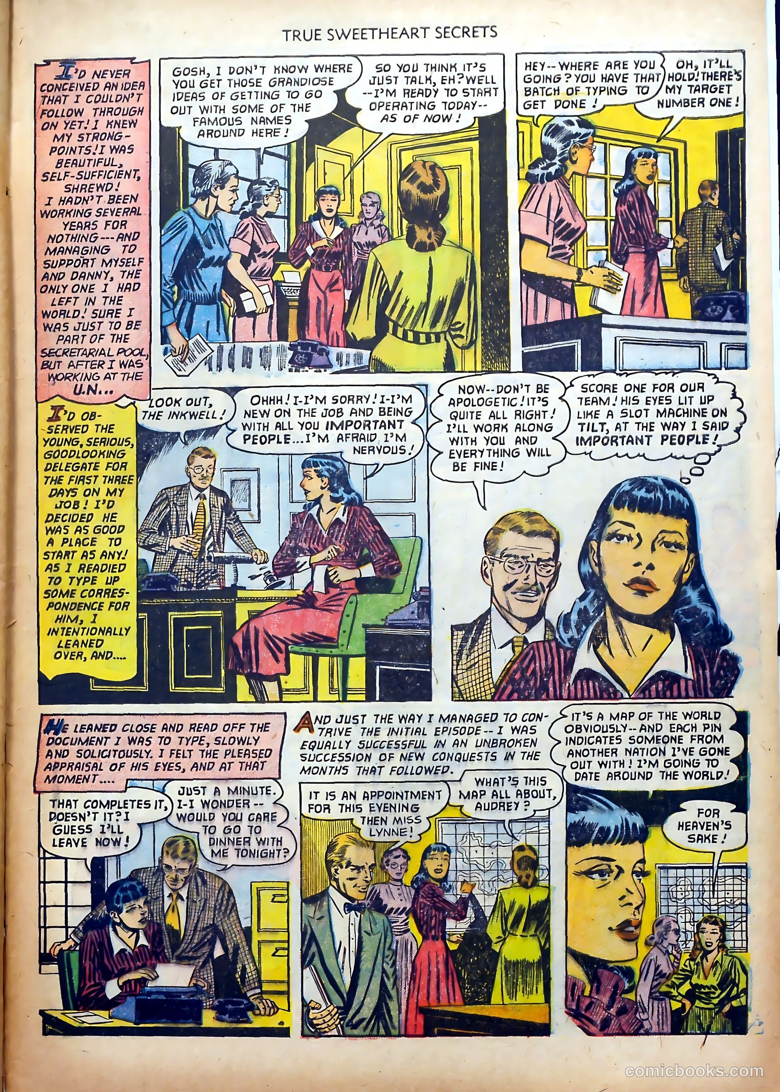 True Sweetheart Secrets #7 (1952) — page 29 of 36