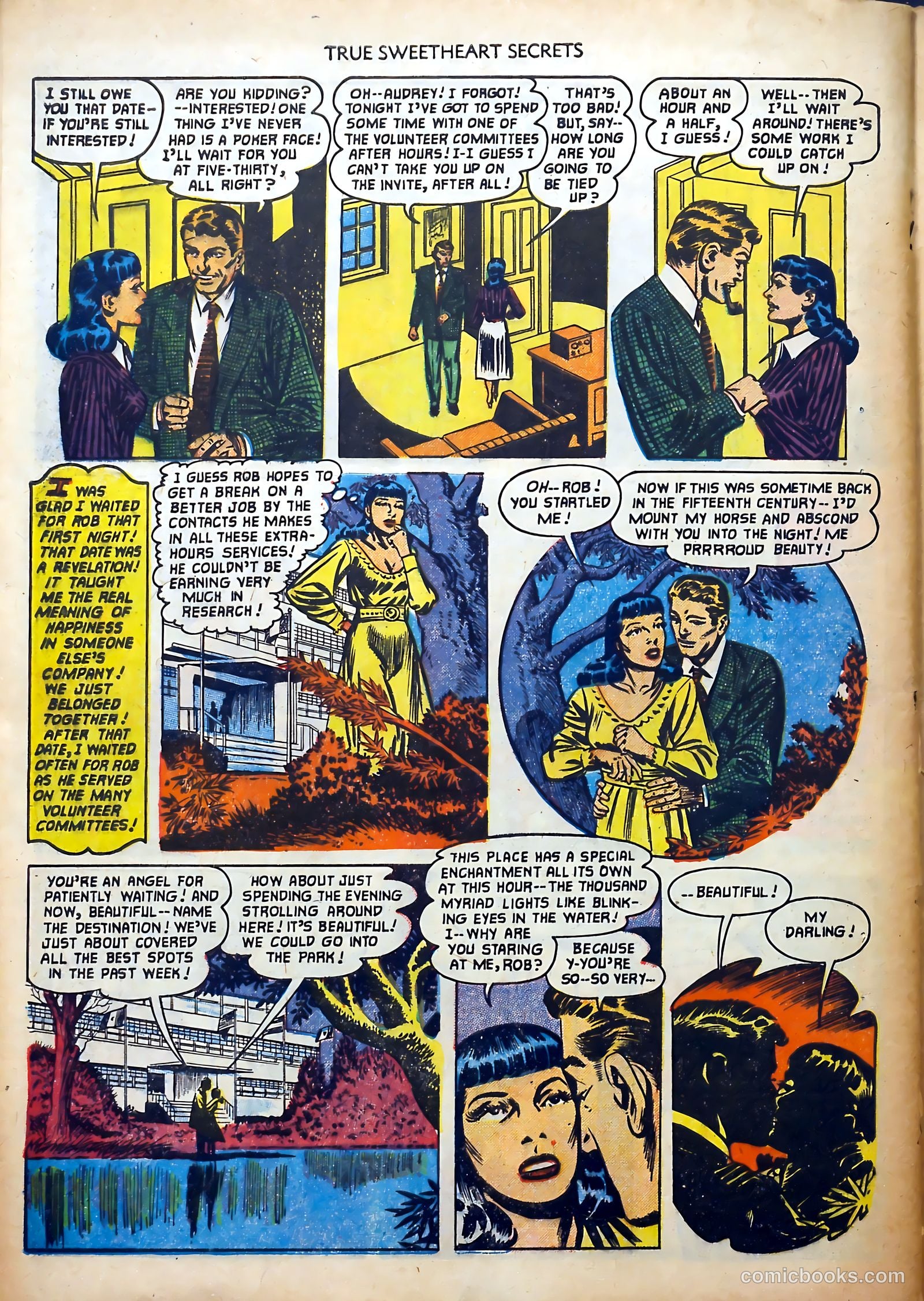 True Sweetheart Secrets #7 (1952) — page 32 of 36