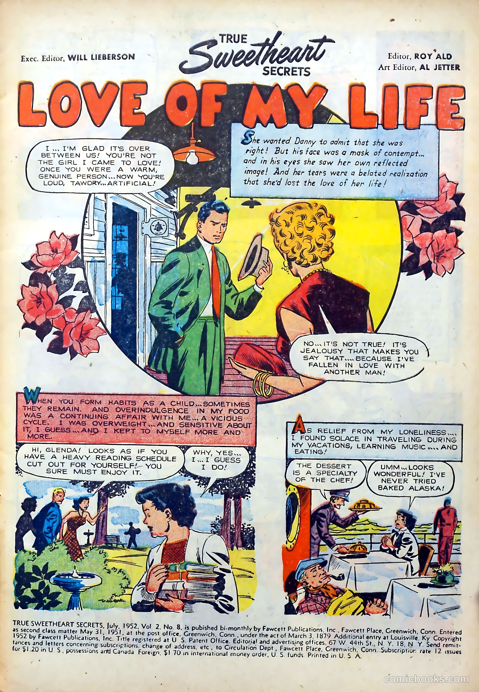 True Sweetheart Secrets #8 (1952) — page 3 of 36