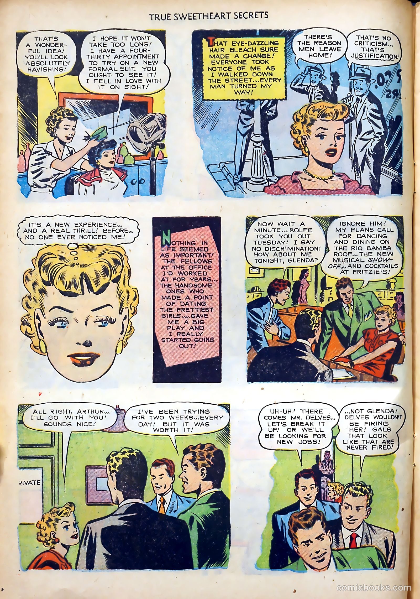 True Sweetheart Secrets #8 (1952) — page 8 of 36