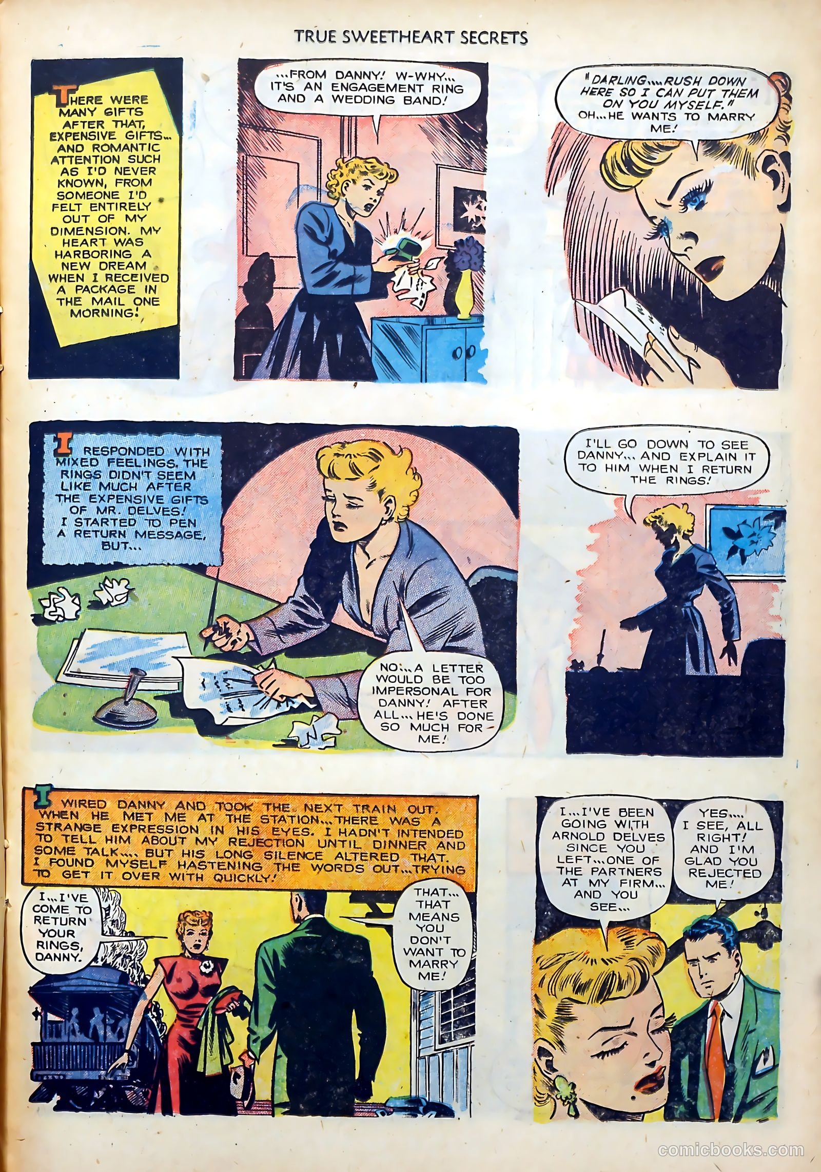 True Sweetheart Secrets #8 (1952) — page 11 of 36