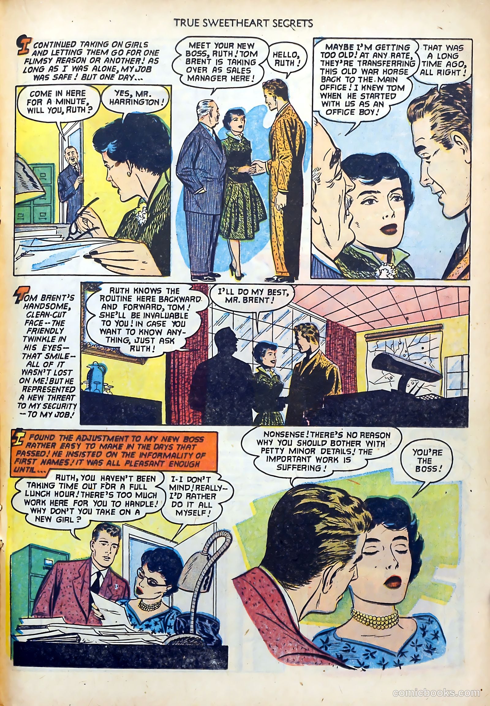 True Sweetheart Secrets #8 (1952) — page 15 of 36