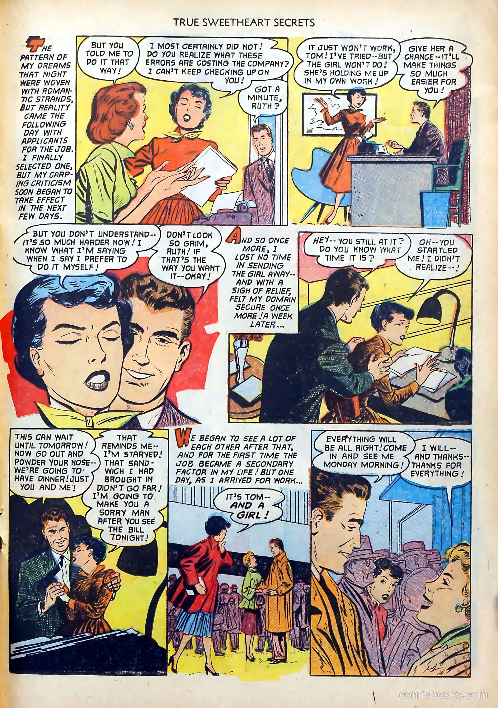 True Sweetheart Secrets #8 (1952) — page 17 of 36