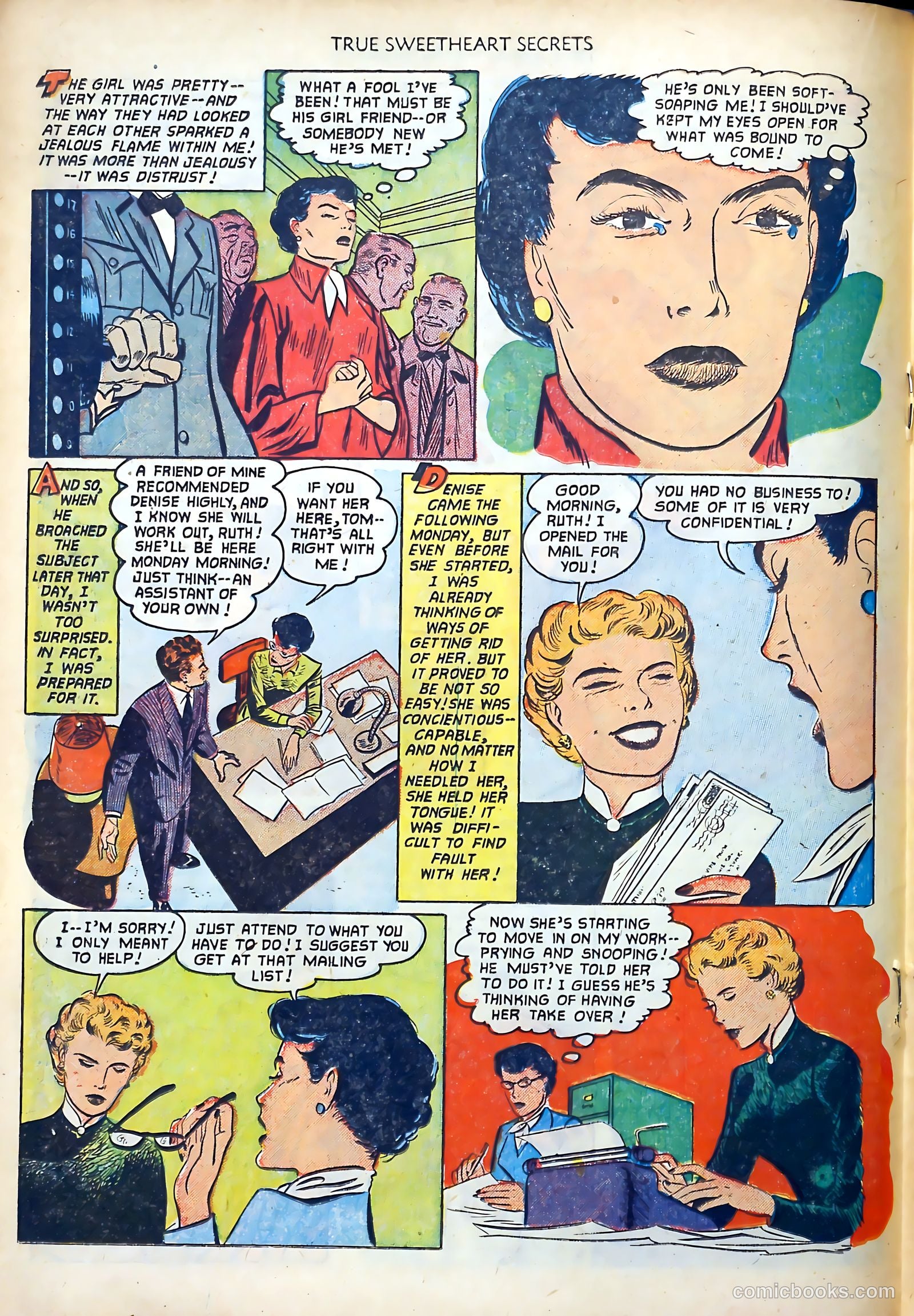 True Sweetheart Secrets #8 (1952) — page 18 of 36