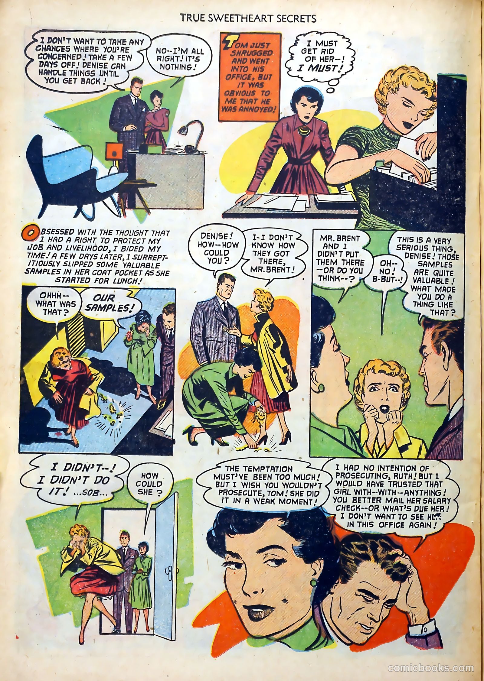 True Sweetheart Secrets #8 (1952) — page 20 of 36