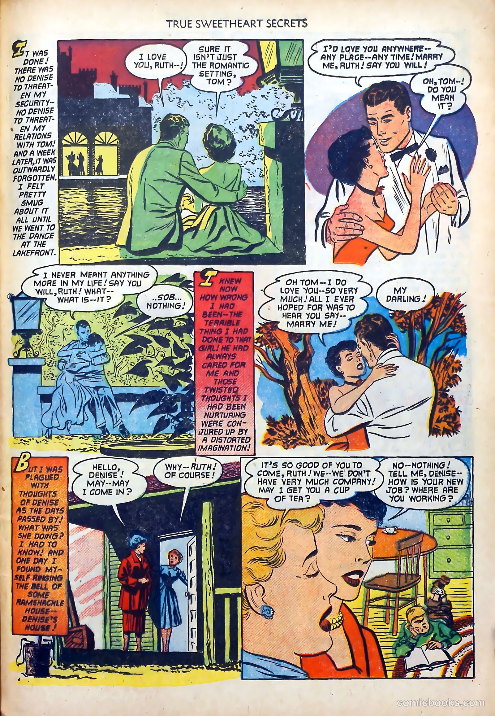 True Sweetheart Secrets #8 (1952) — page 21 of 36