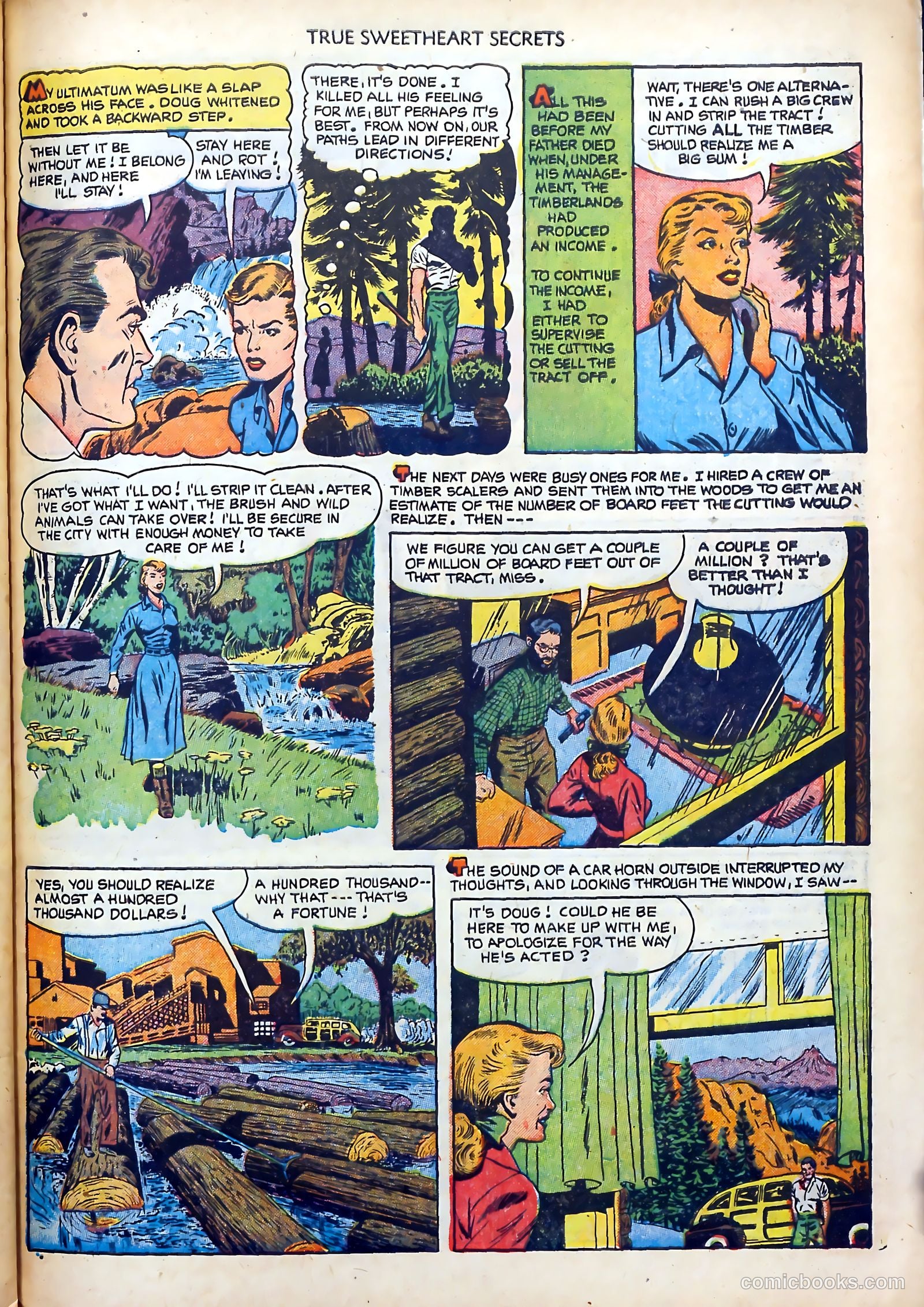 True Sweetheart Secrets #8 (1952) — page 27 of 36