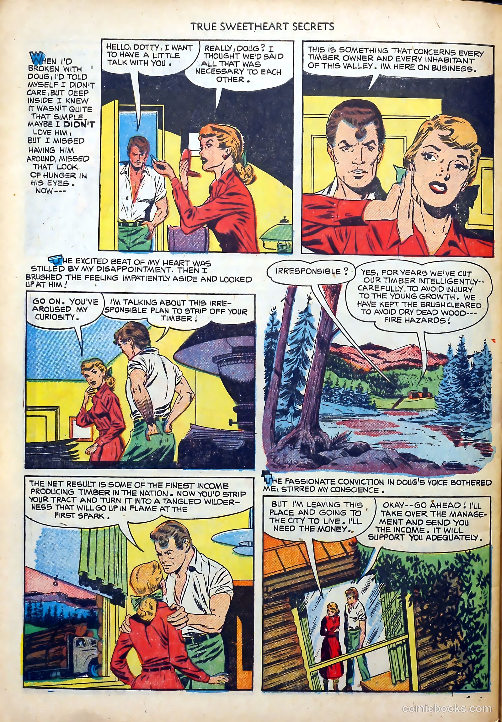 True Sweetheart Secrets #8 (1952) — page 28 of 36