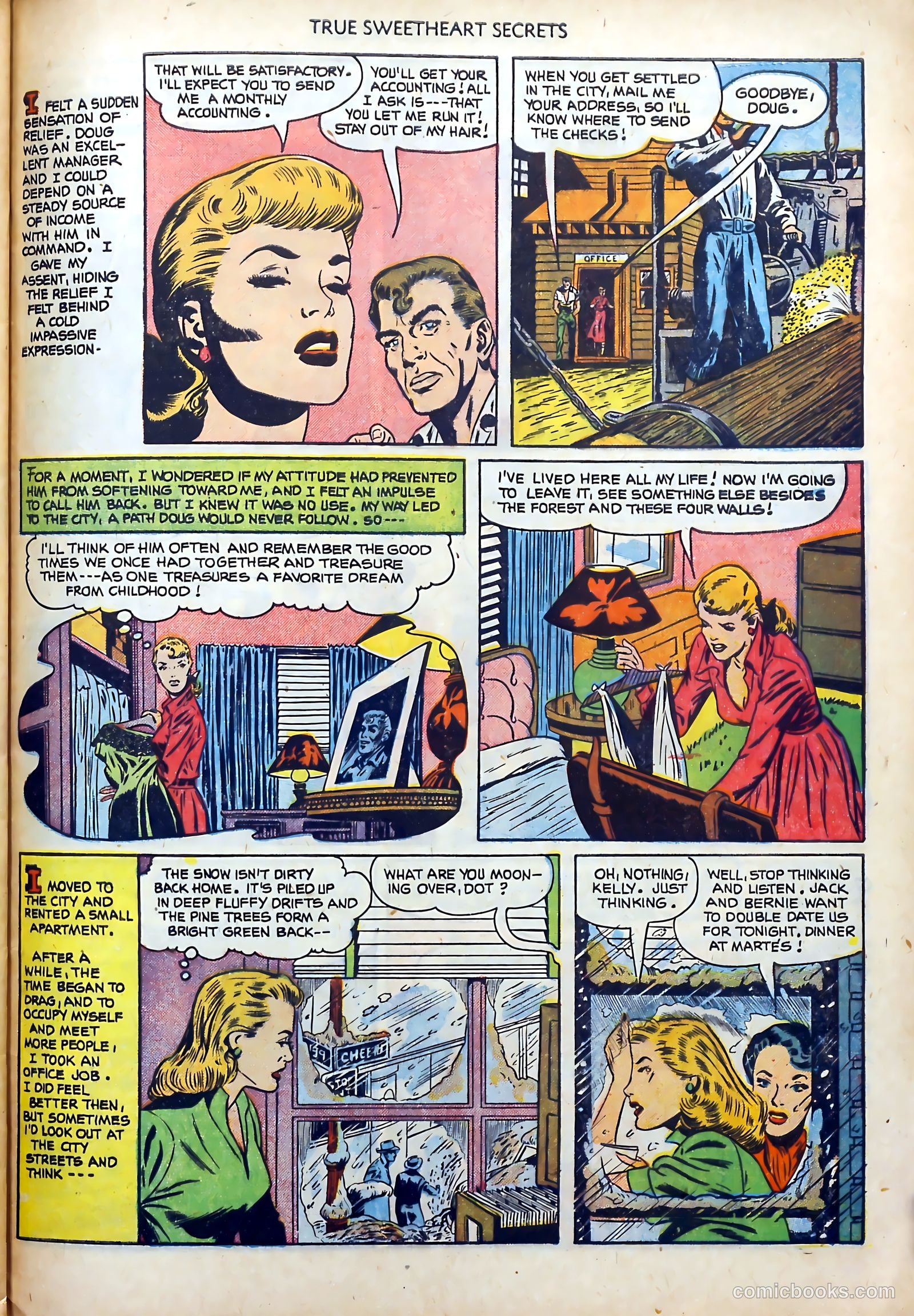 True Sweetheart Secrets #8 (1952) — page 29 of 36