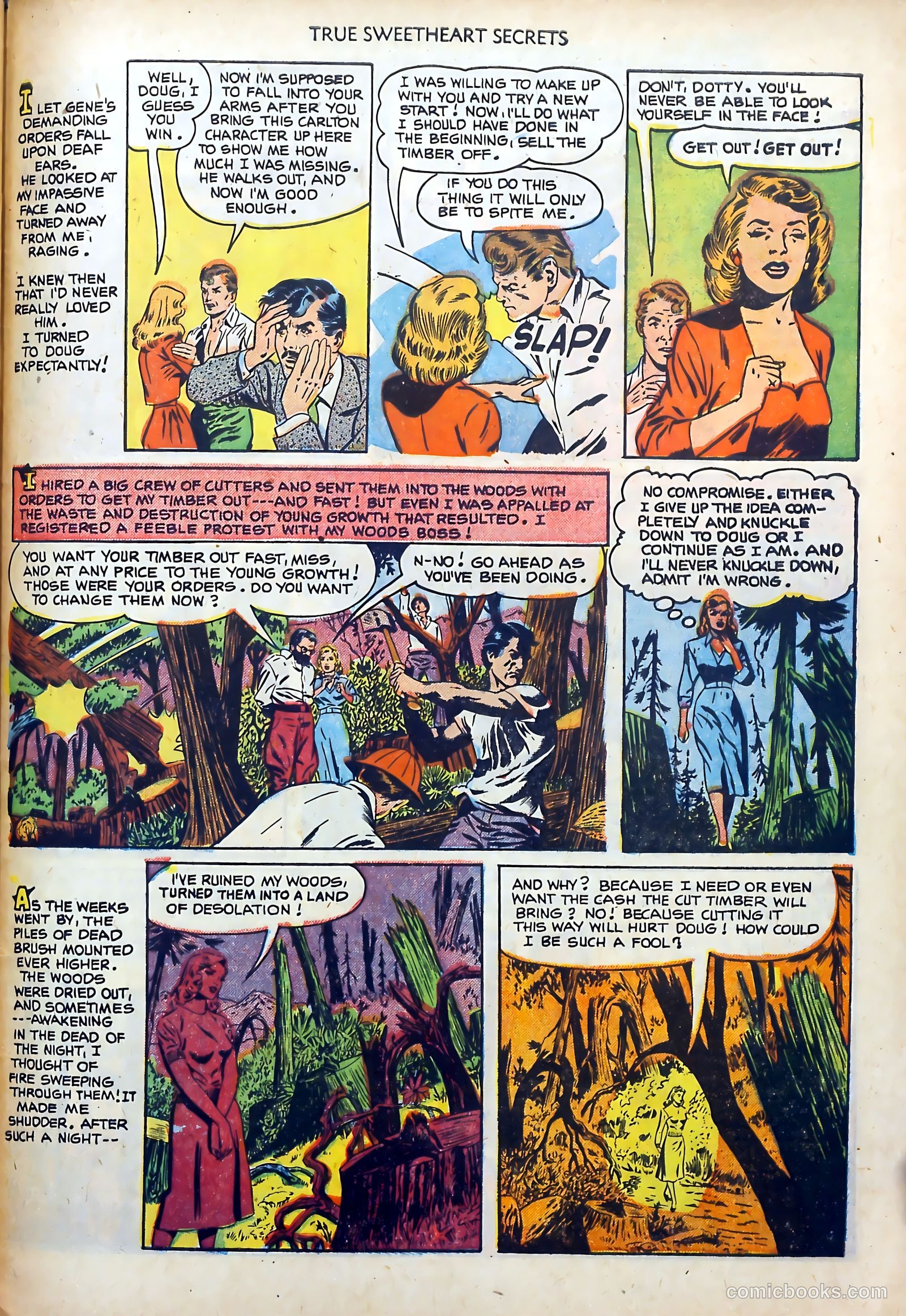True Sweetheart Secrets #8 (1952) — page 33 of 36