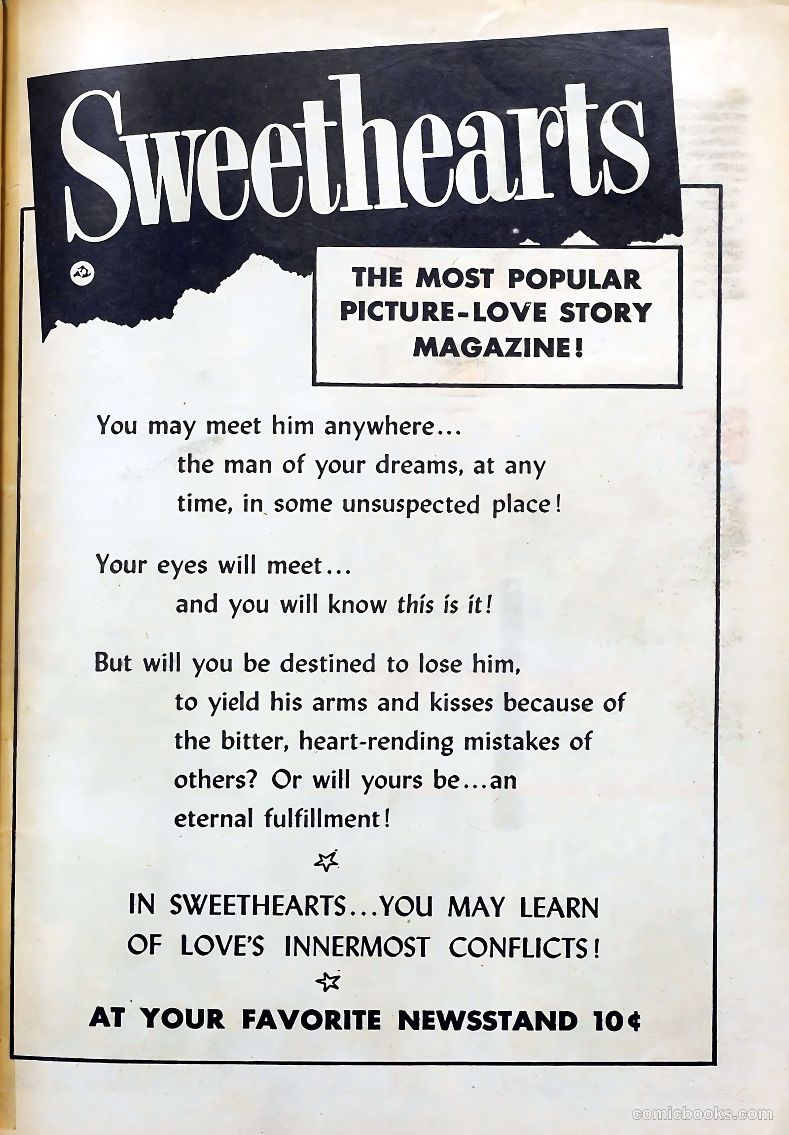 True Sweetheart Secrets #8 (1952) — page 35 of 36