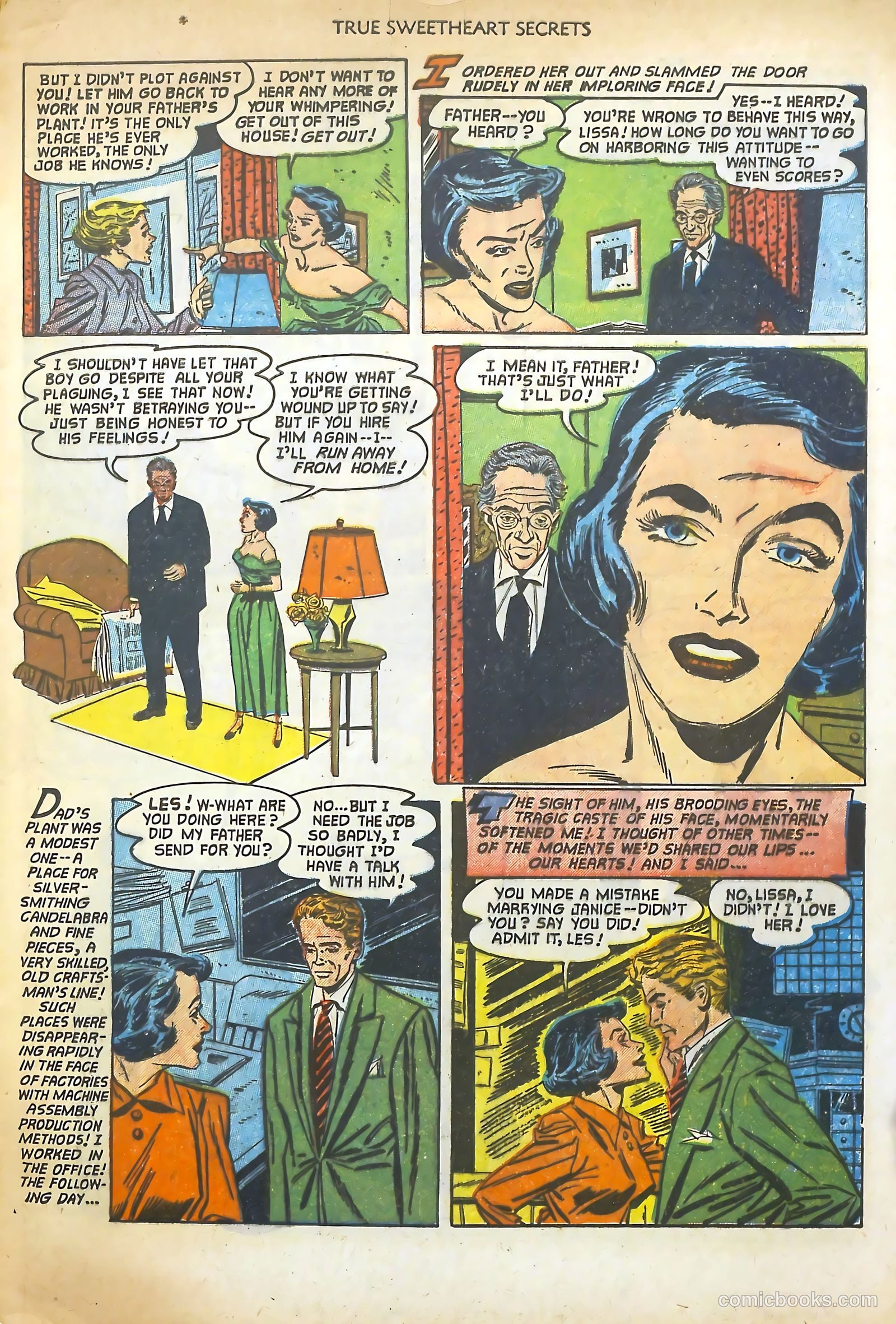 True Sweetheart Secrets #9 (1952) — page 5 of 36