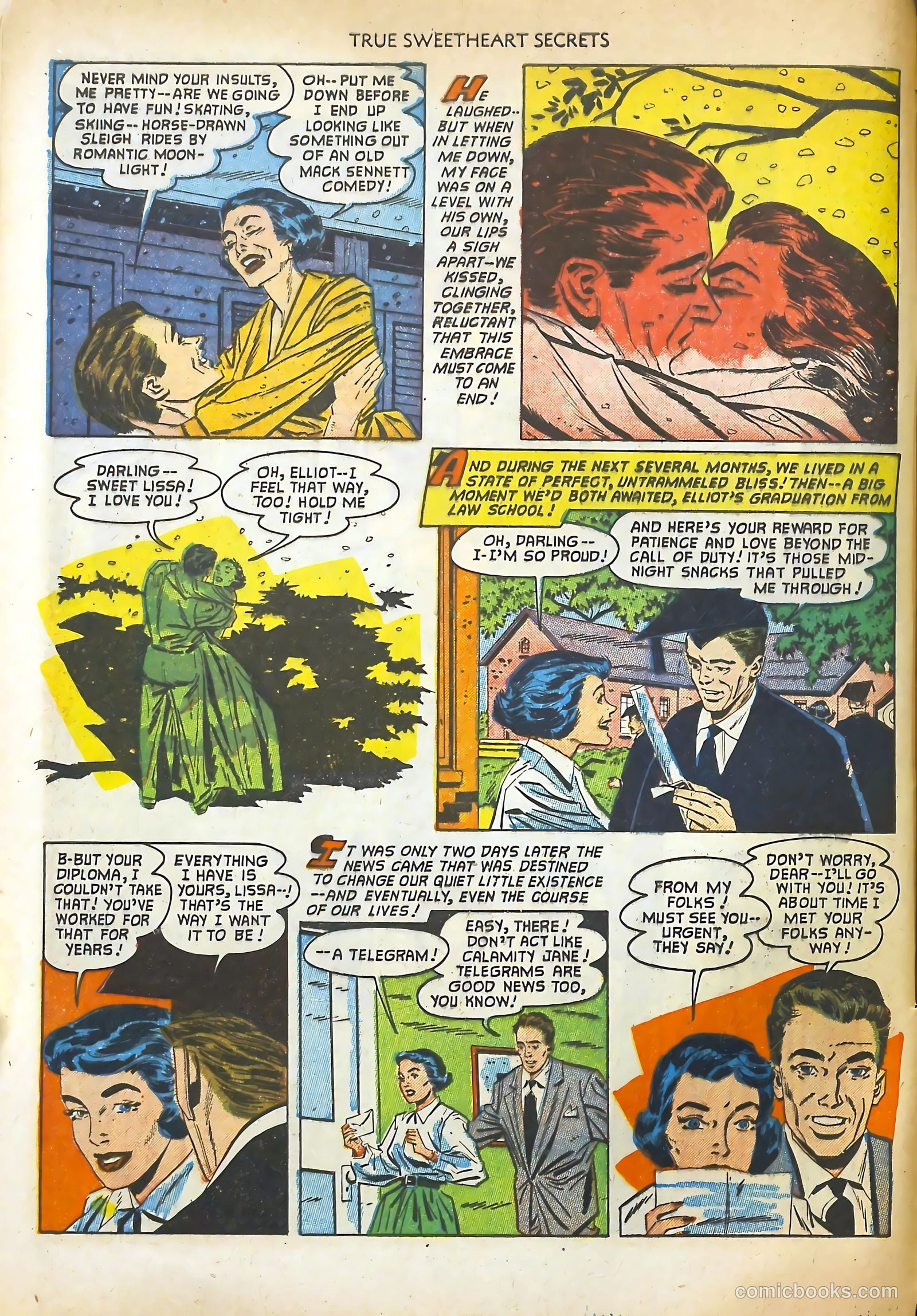 True Sweetheart Secrets #9 (1952) — page 8 of 36