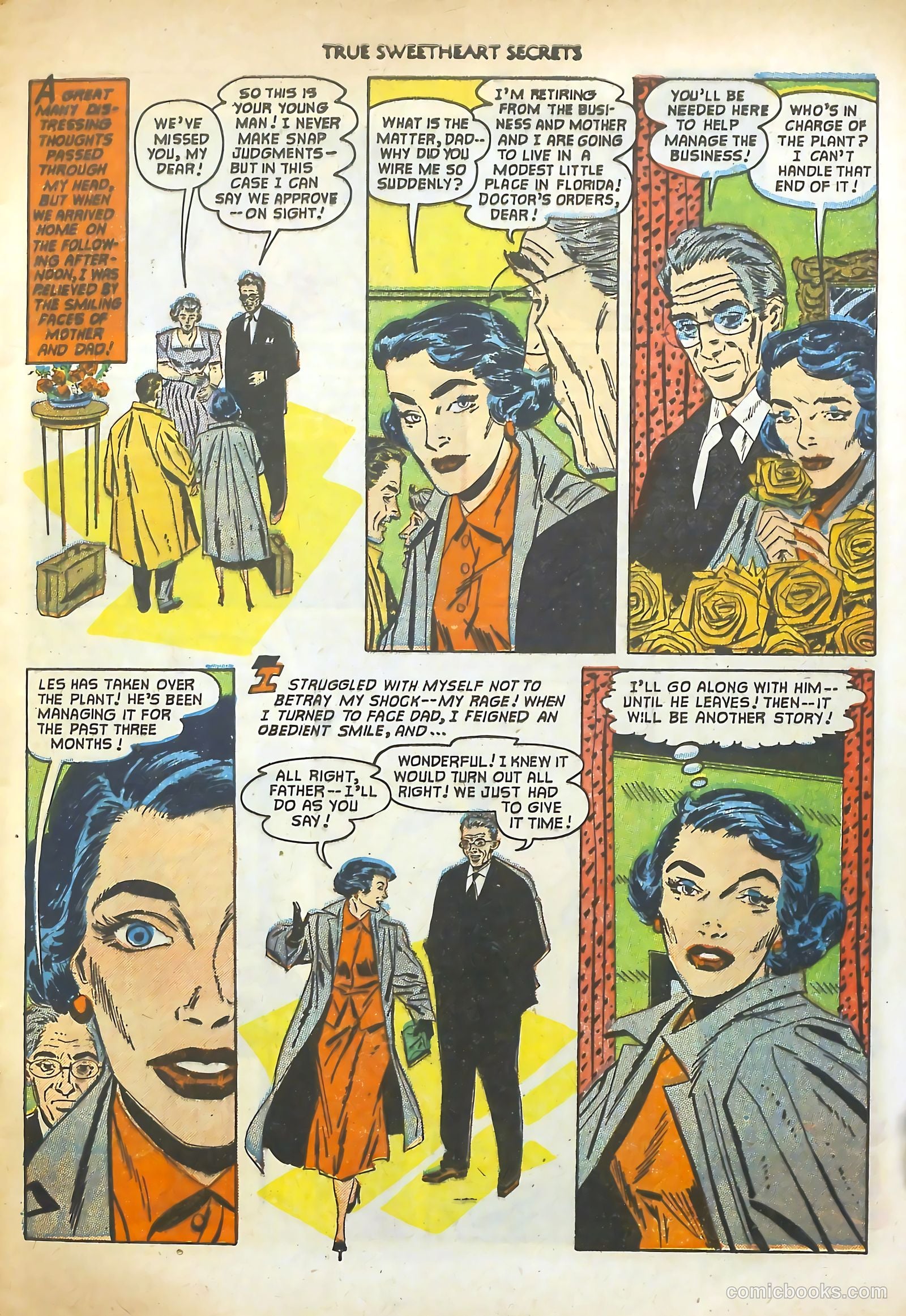 True Sweetheart Secrets #9 (1952) — page 9 of 36