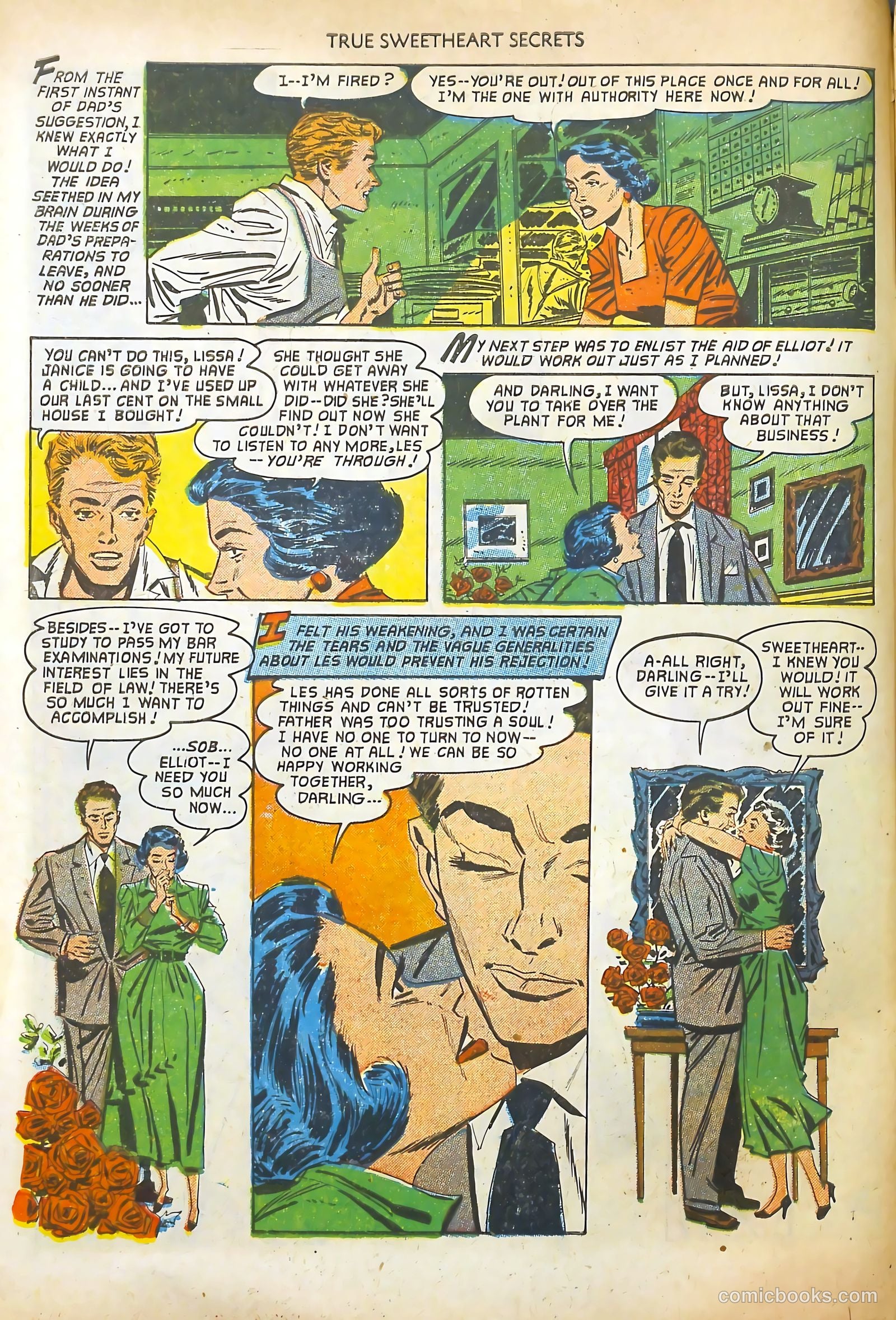 True Sweetheart Secrets #9 (1952) — page 10 of 36