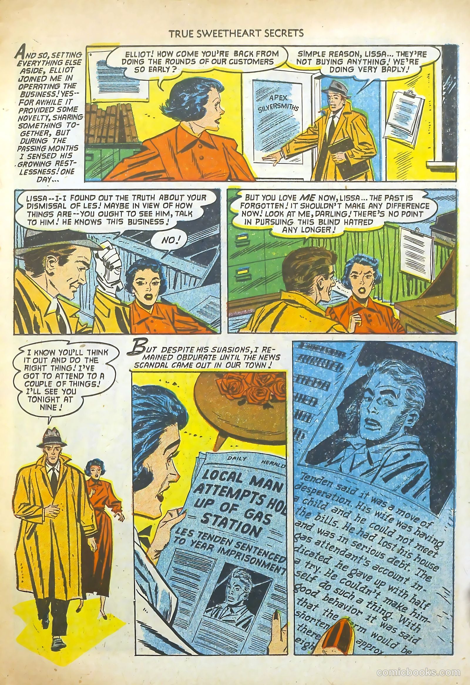 True Sweetheart Secrets #9 (1952) — page 11 of 36