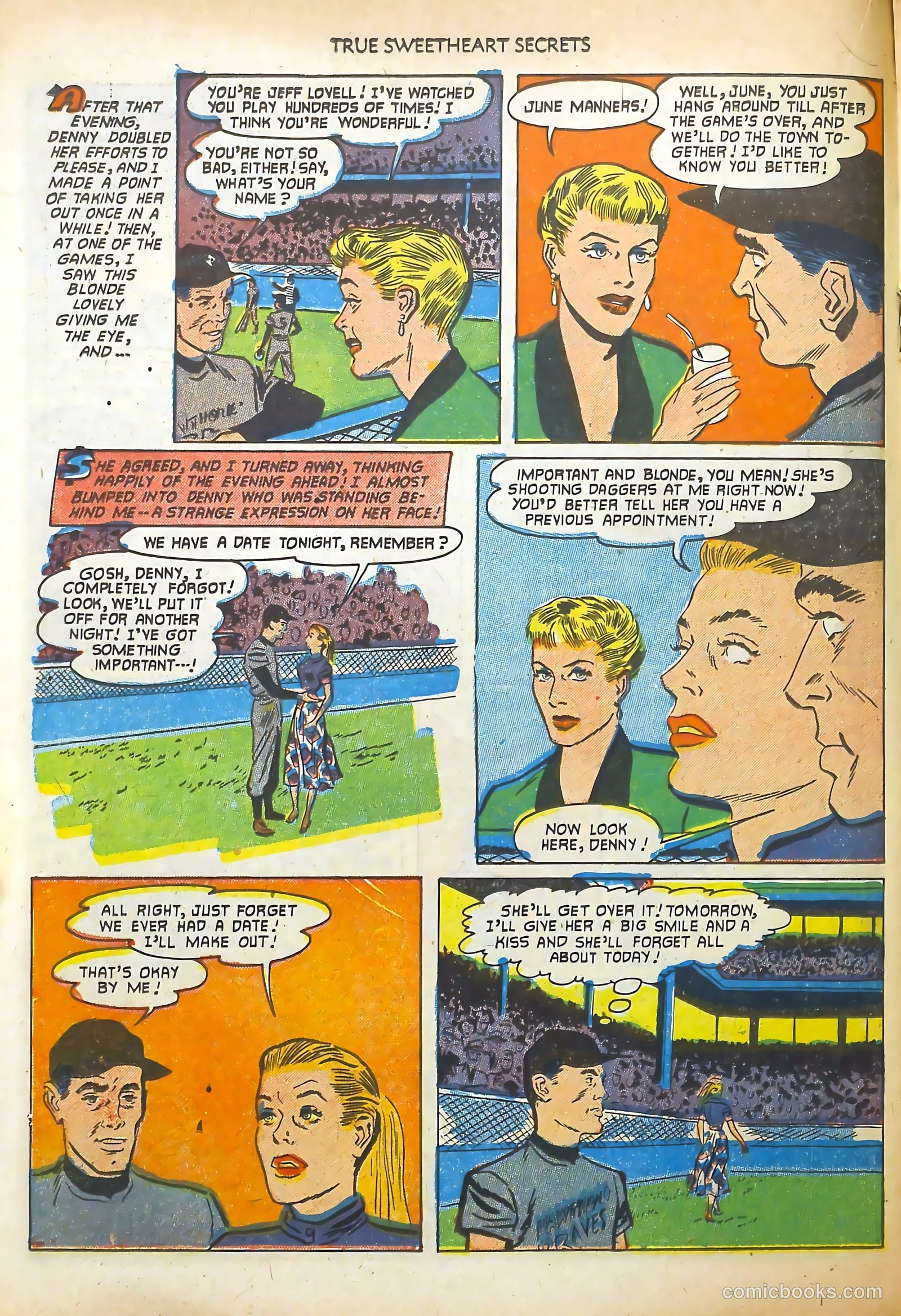 True Sweetheart Secrets #9 (1952) — page 18 of 36