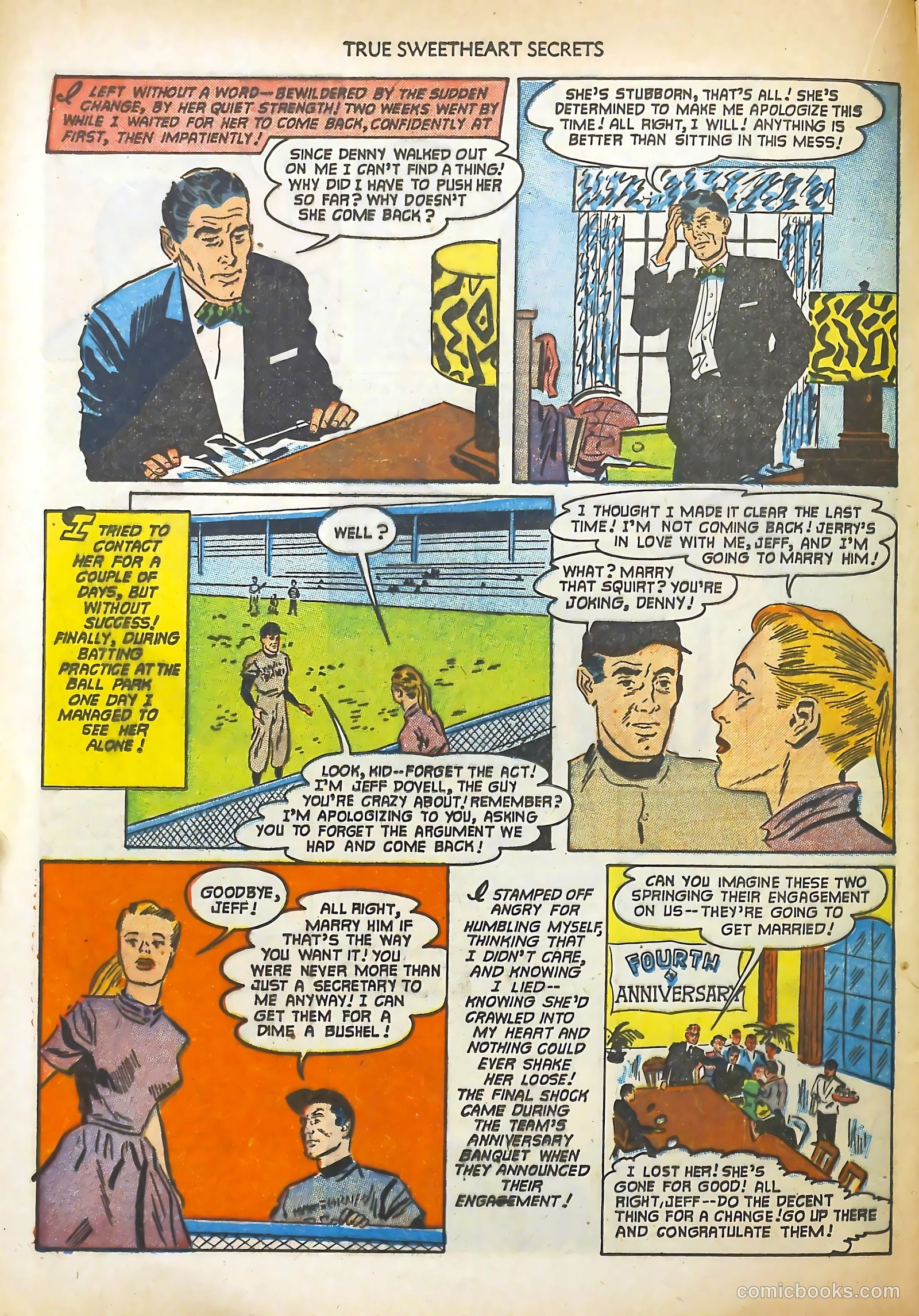 True Sweetheart Secrets #9 (1952) — page 20 of 36