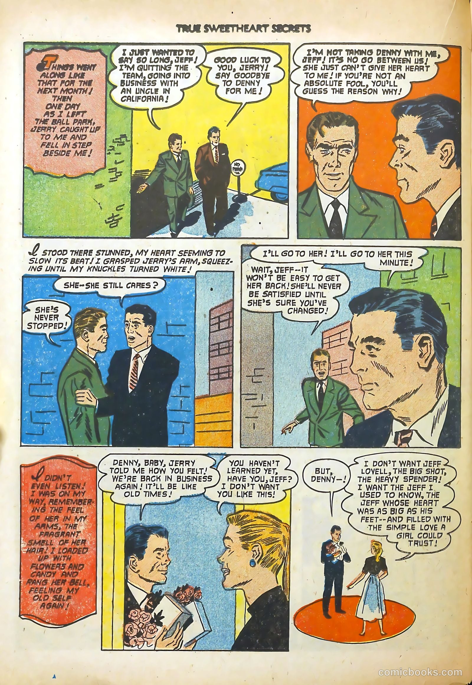 True Sweetheart Secrets #9 (1952) — page 22 of 36