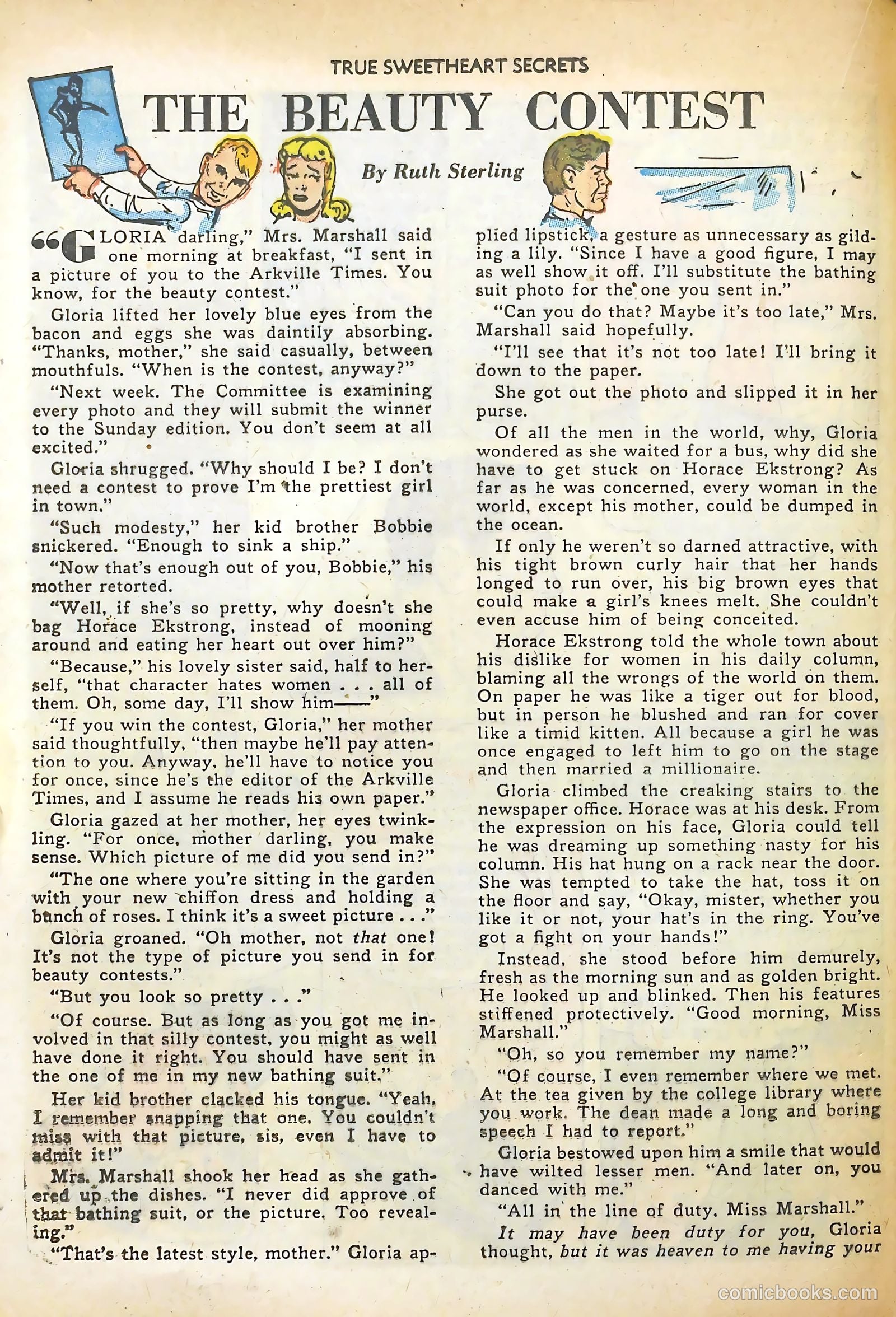 True Sweetheart Secrets #9 (1952) — page 24 of 36