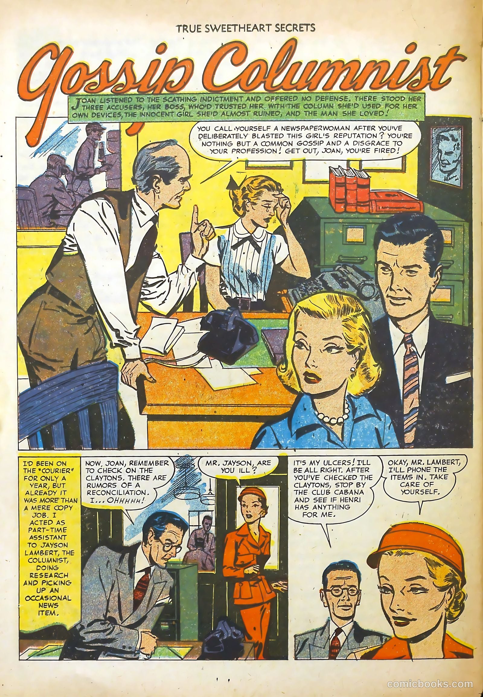 True Sweetheart Secrets #9 (1952) — page 26 of 36