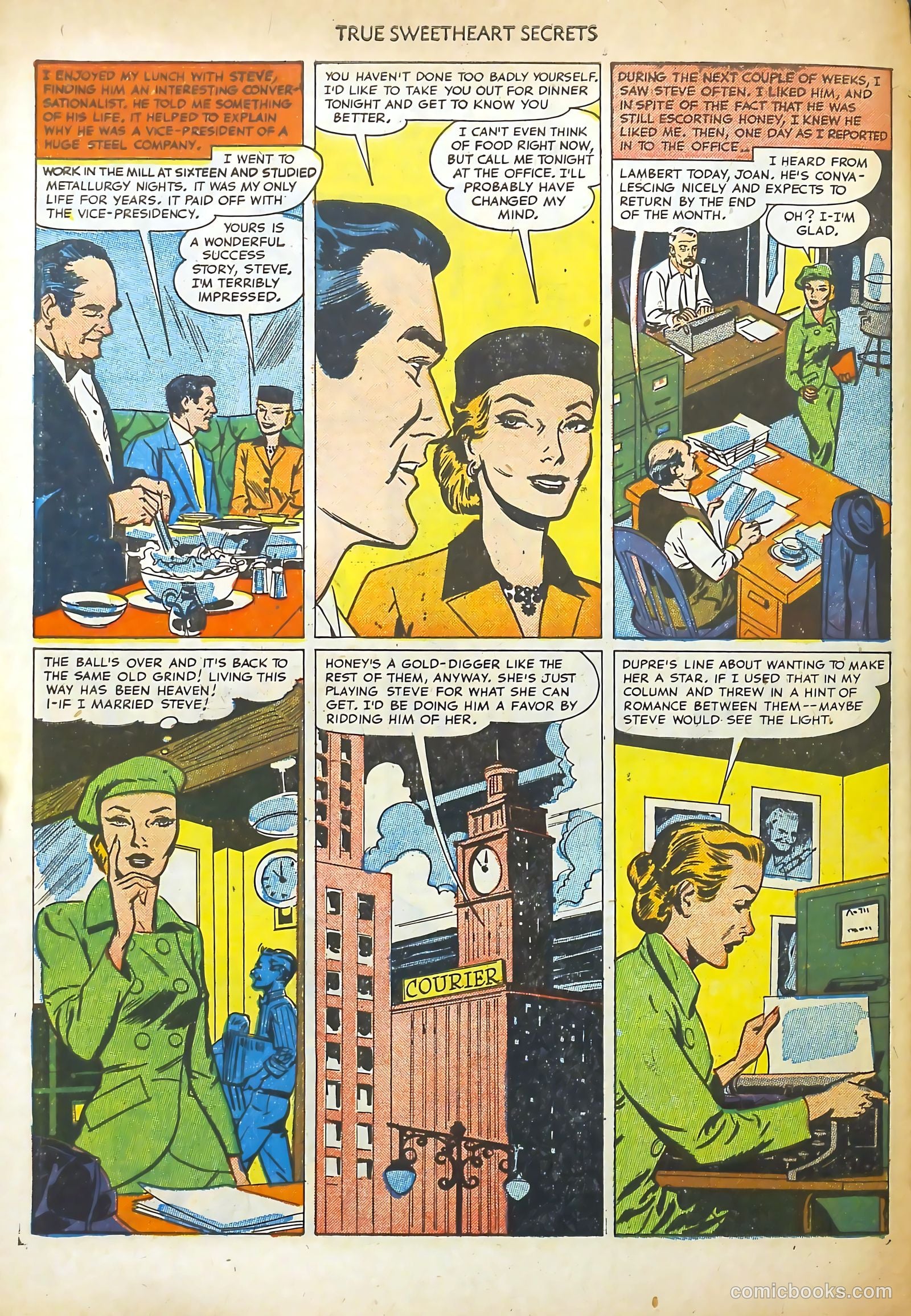 True Sweetheart Secrets #9 (1952) — page 30 of 36