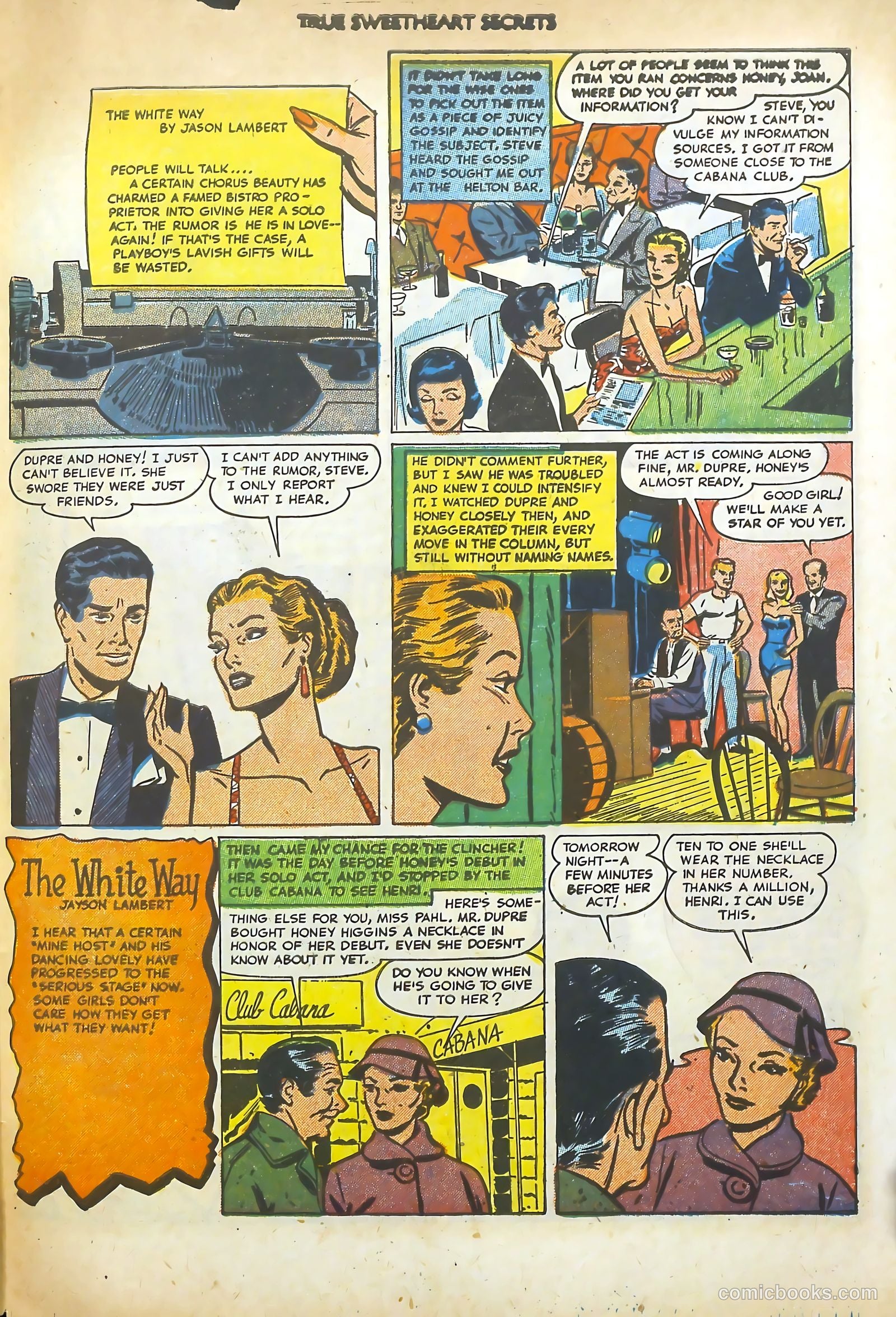 True Sweetheart Secrets #9 (1952) — page 31 of 36