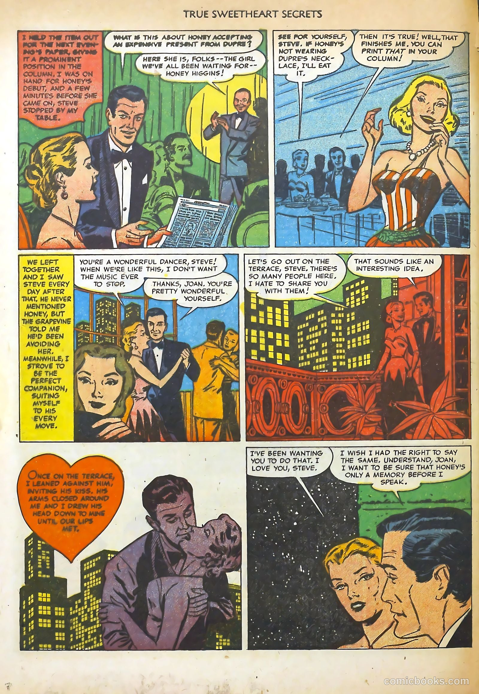 True Sweetheart Secrets #9 (1952) — page 32 of 36