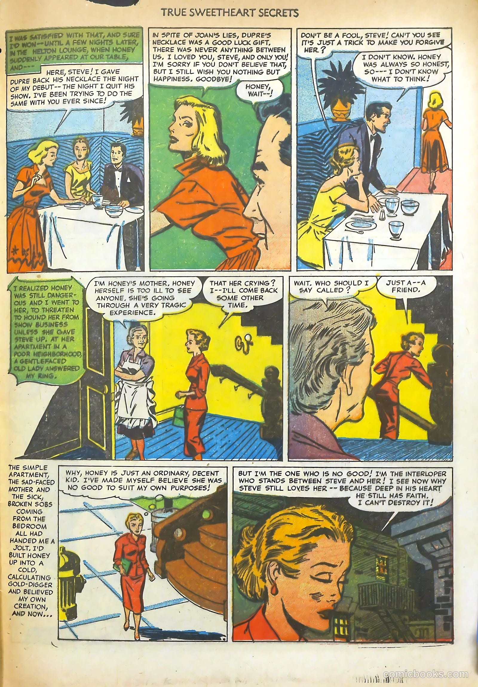True Sweetheart Secrets #9 (1952) — page 33 of 36