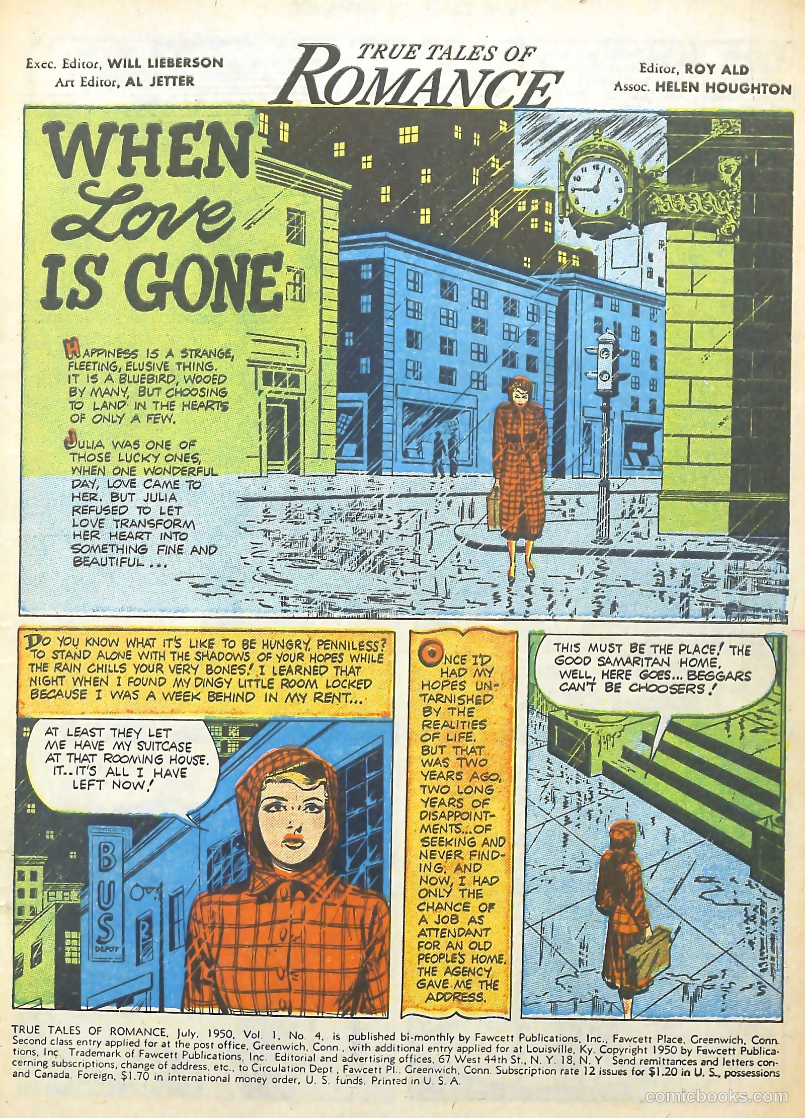 True Tales of Romance #4 (1950) — page 3 of 36