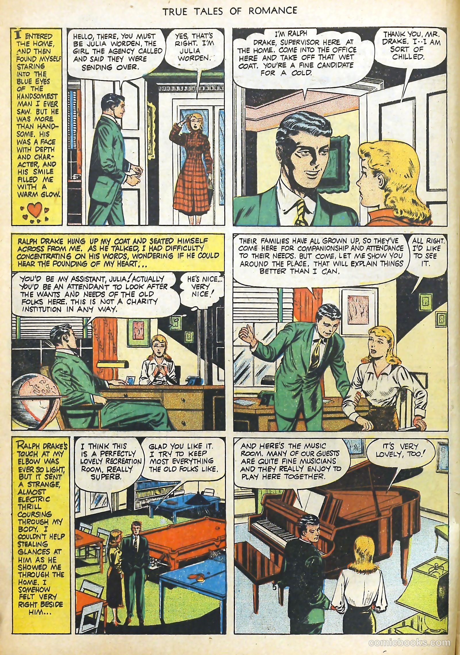 True Tales of Romance #4 (1950) — page 4 of 36