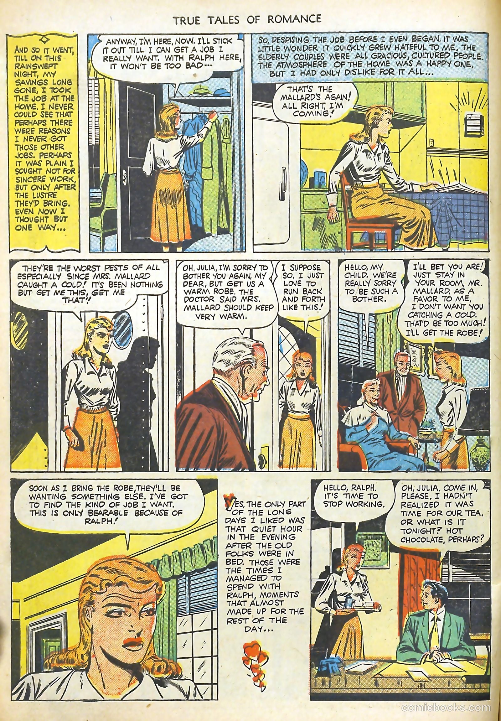 True Tales of Romance #4 (1950) — page 6 of 36