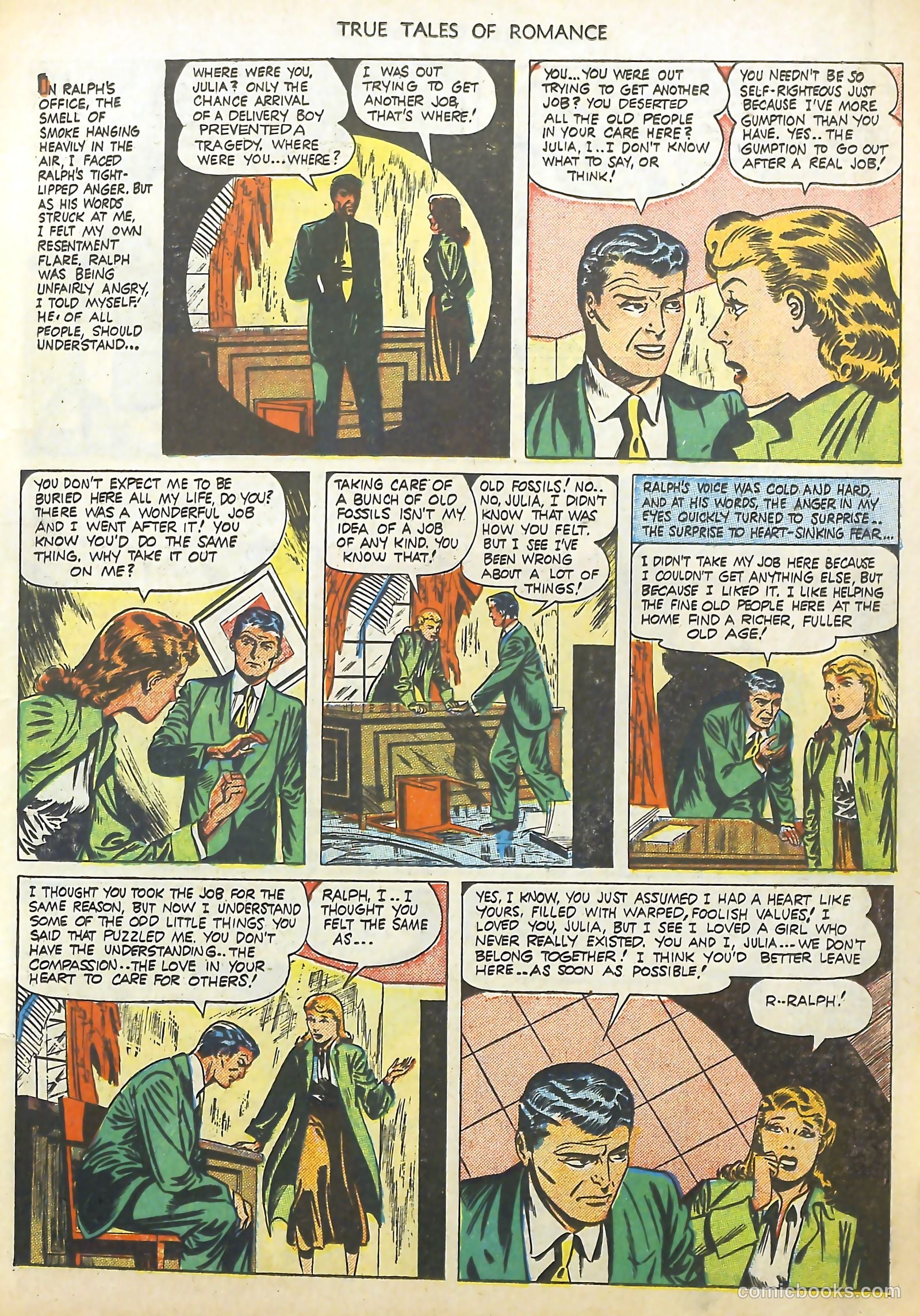 True Tales of Romance #4 (1950) — page 11 of 36