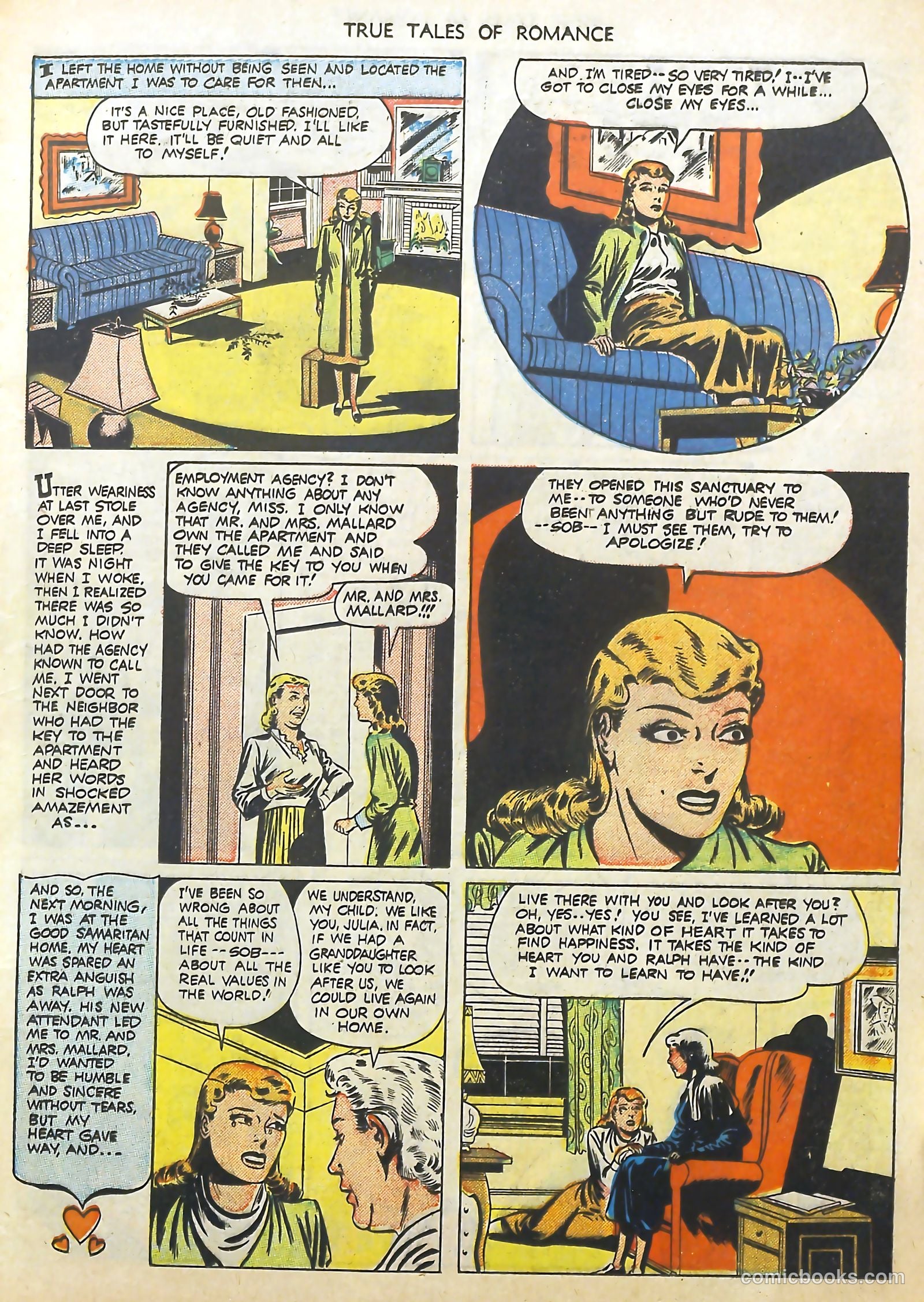 True Tales of Romance #4 (1950) — page 13 of 36