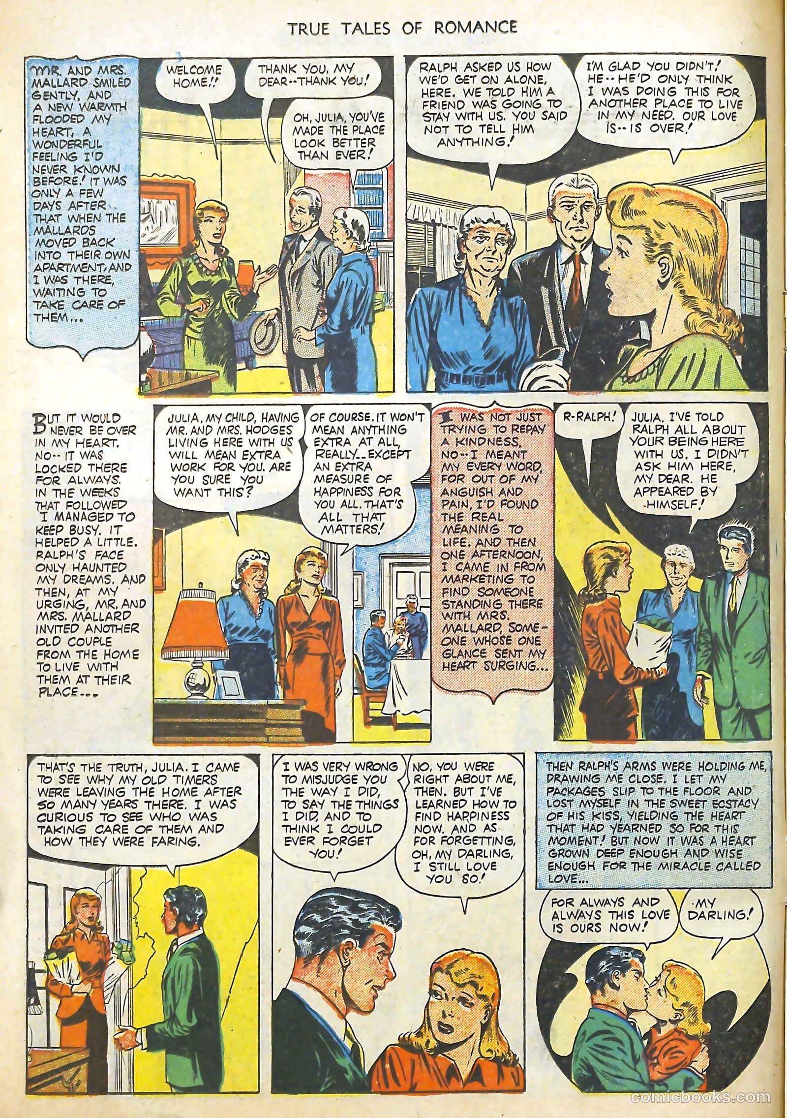 True Tales of Romance #4 (1950) — page 14 of 36